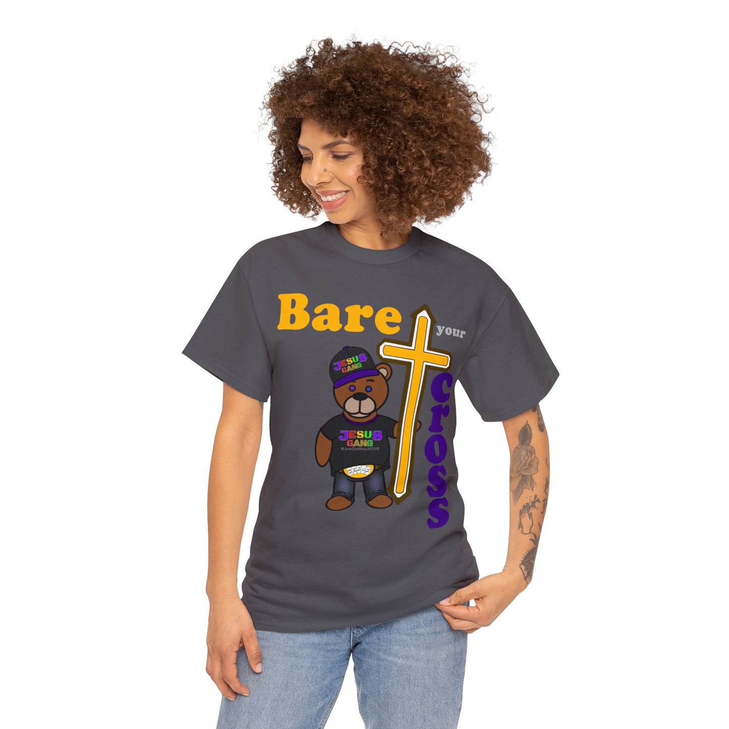 Bare your Cross multi-color Tee