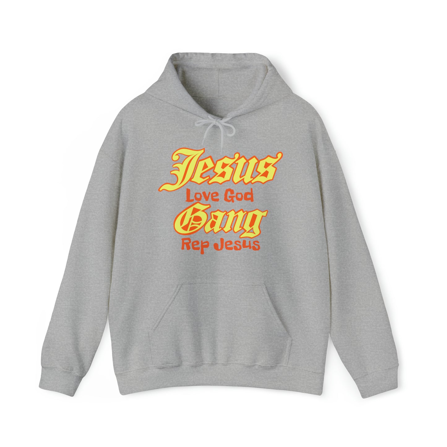 The Lifestyle... Jesus, Love God, Gang, Rep Jesus Hooded Sweatshirt