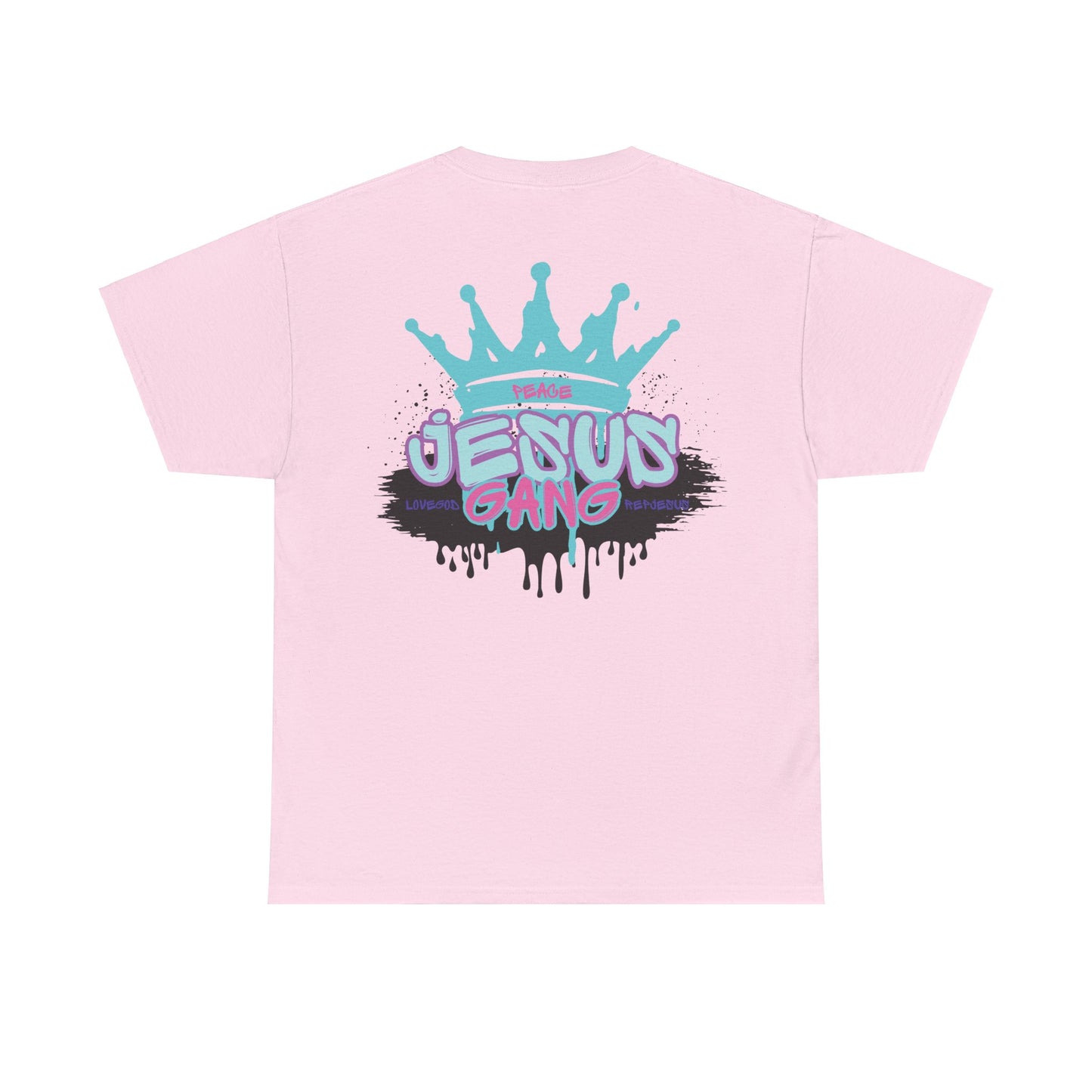 Jesus Gang Fruit of the Spirit, PEACE Crown (PINK MAG TEAL)