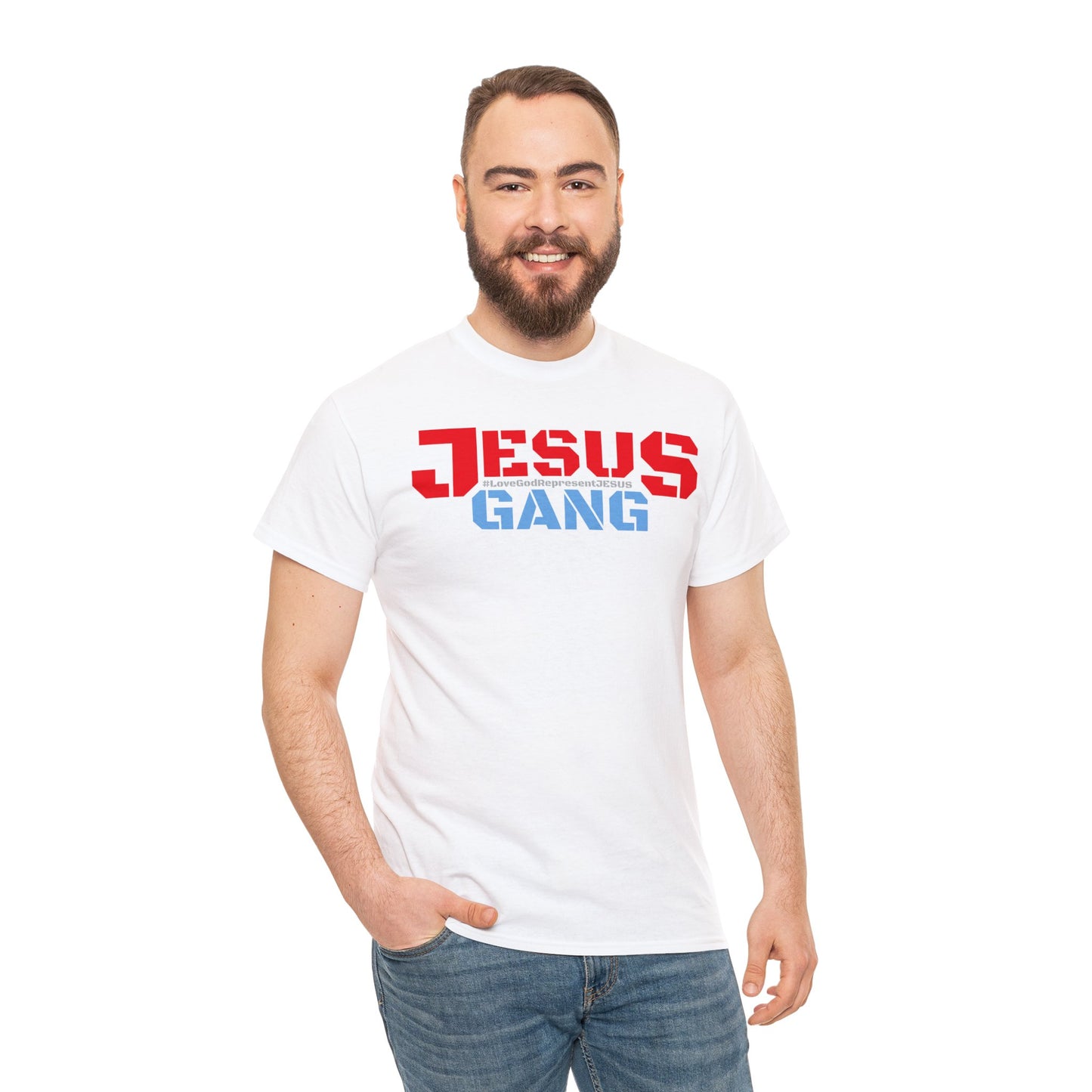 Jesus Gang Army of the Lord CLASSIC version multi-color Tee