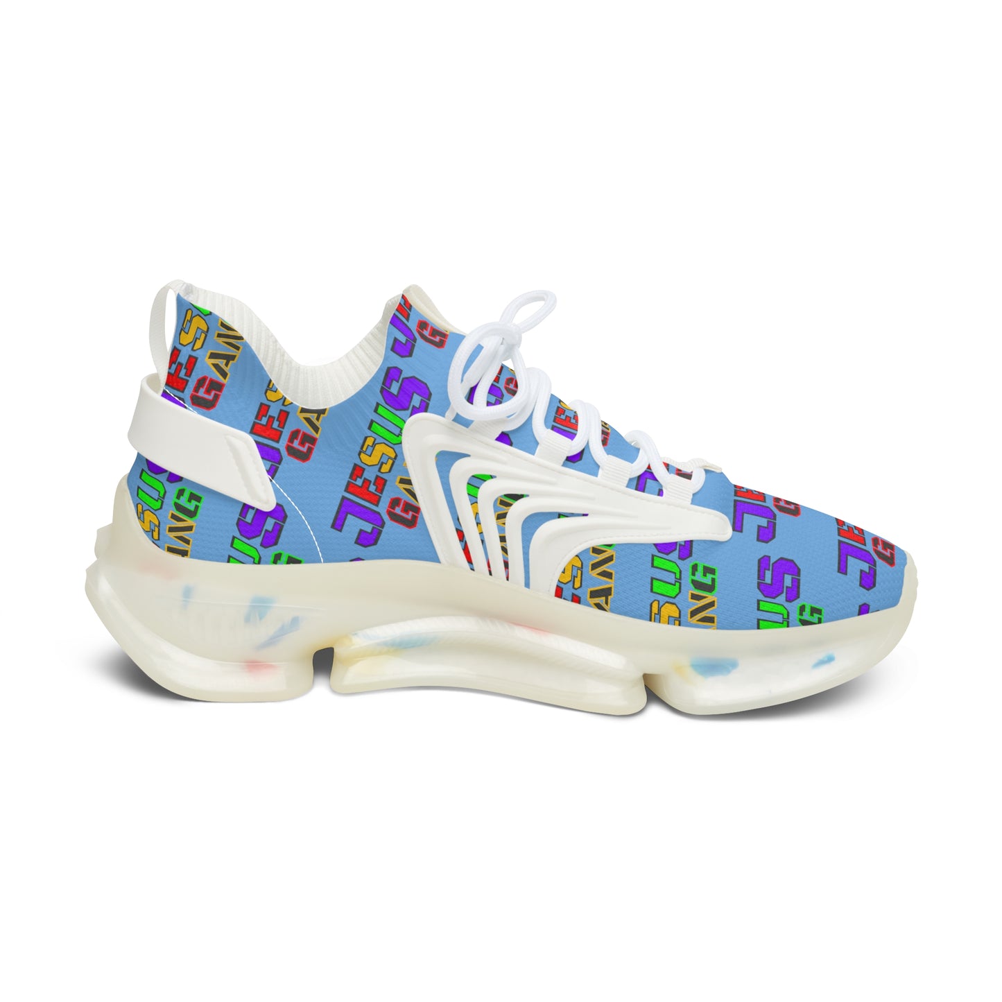 Jesus Gang Covenant Colorful Women's Mesh Sneakers