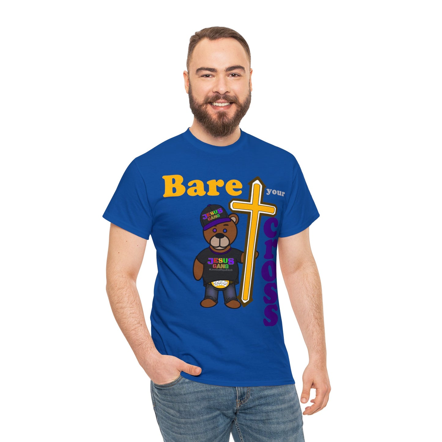 Bare your Cross multi-color Tee