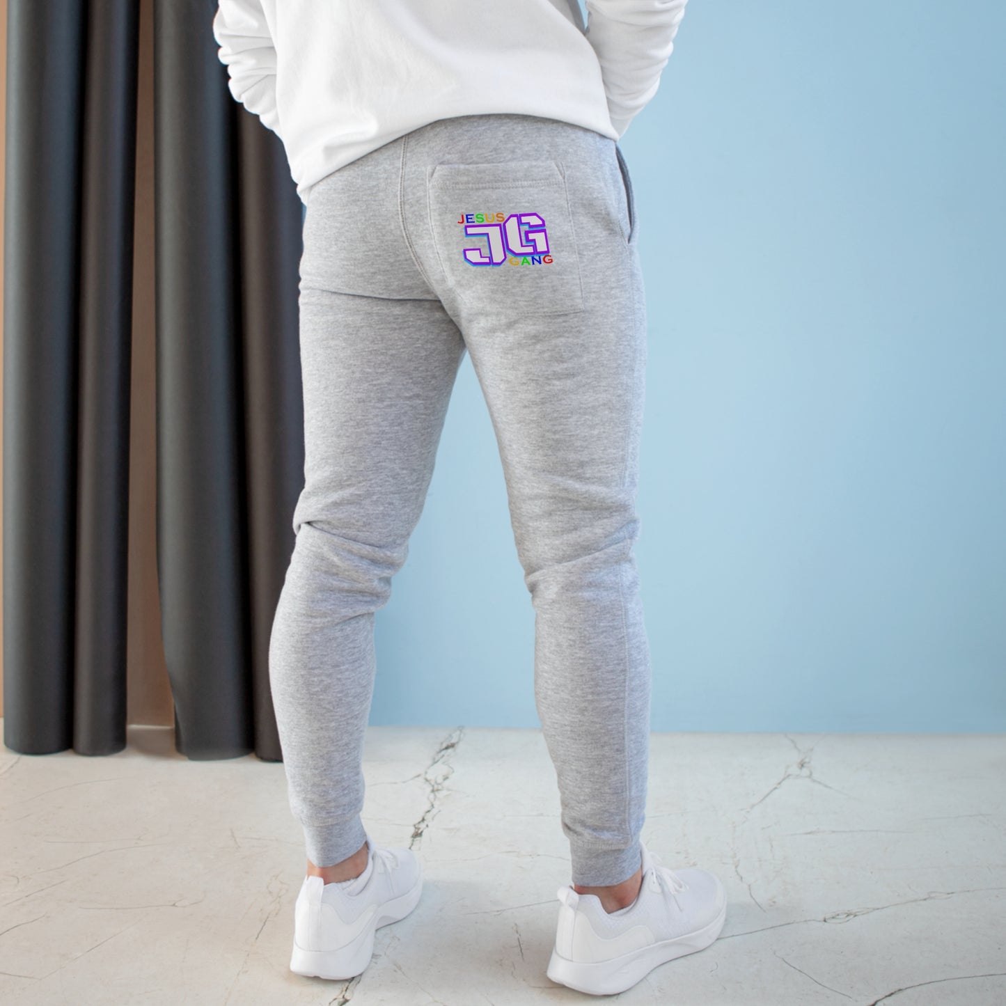 A.o.G Jesus Gang Fleece Joggers (Multi-color Logo)