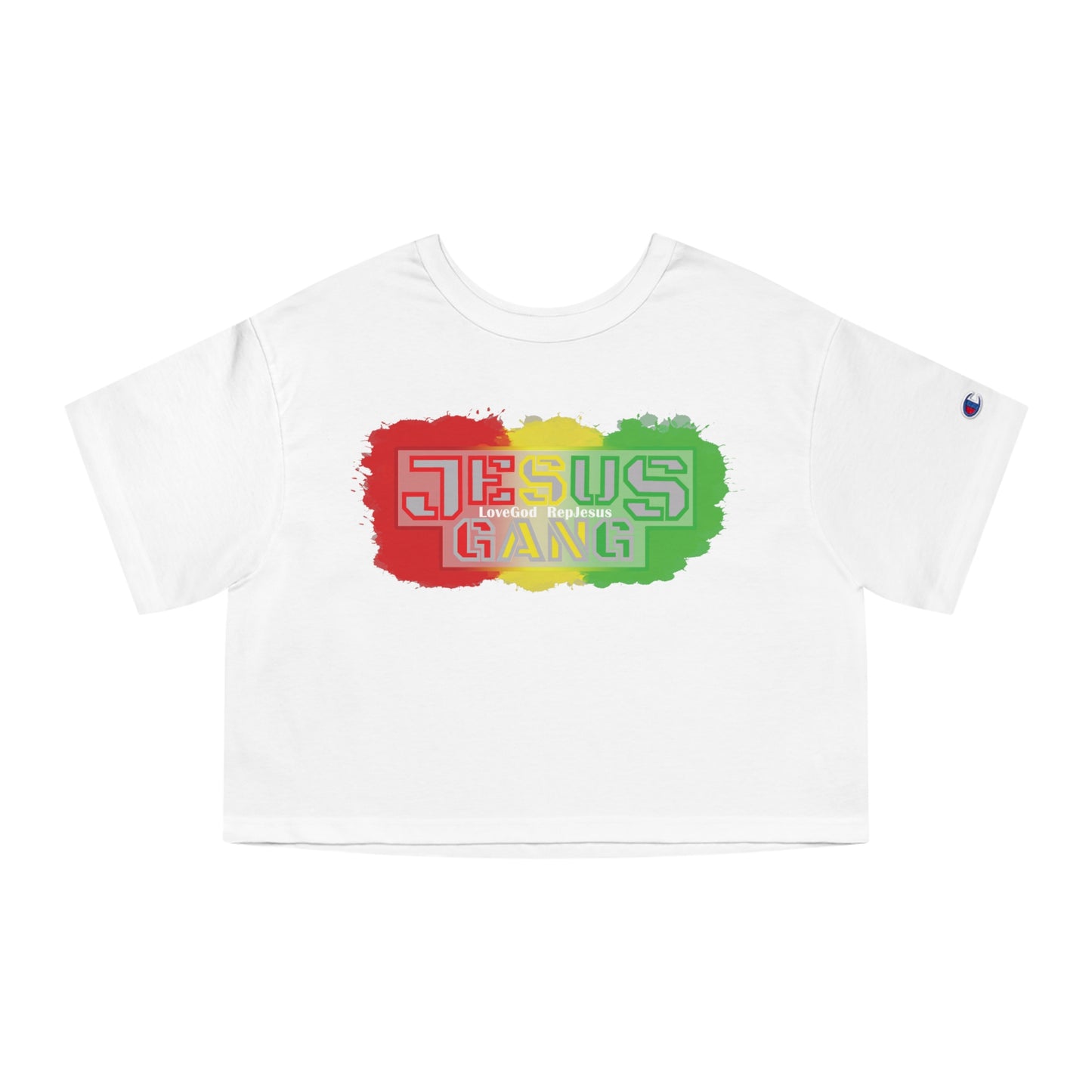 W.o.G Jesus Gang (Ja Remix) Women's Cropped T-Shirts