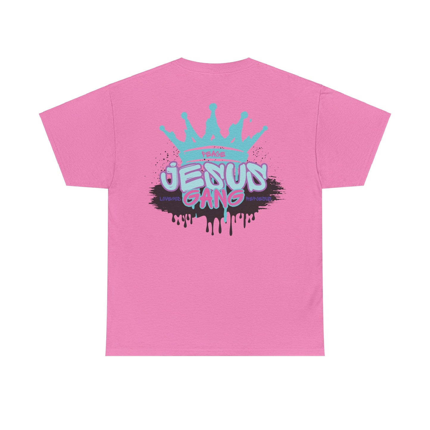 Jesus Gang Fruit of the Spirit, PEACE Crown (PINK MAG TEAL)