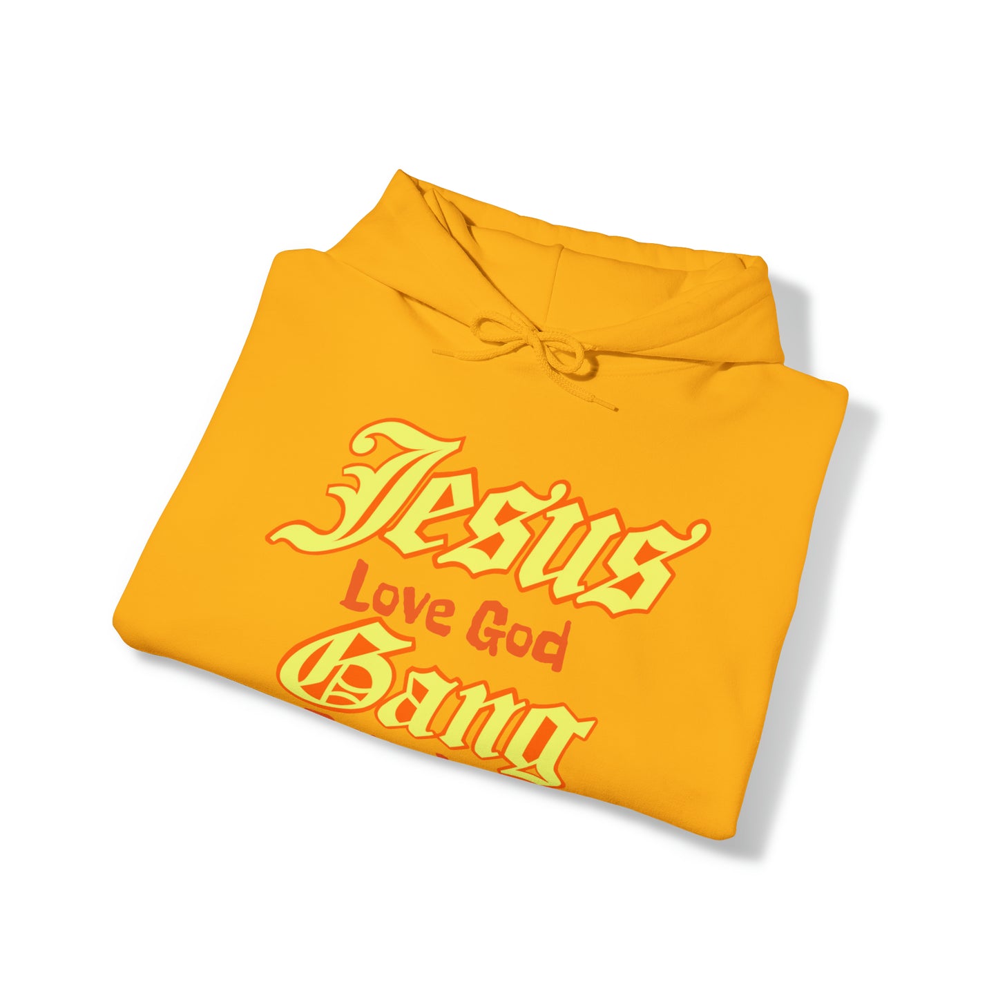 The Lifestyle... Jesus, Love God, Gang, Rep Jesus Hooded Sweatshirt