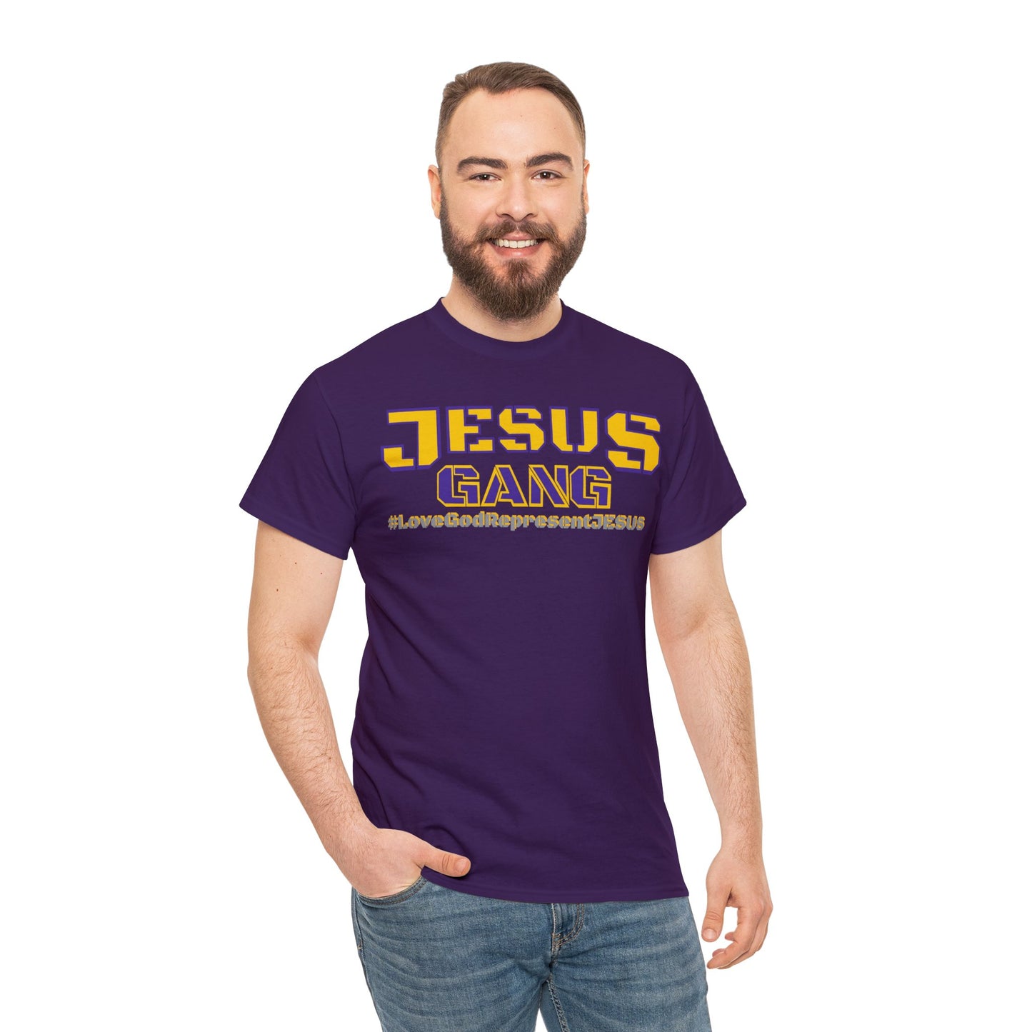 Jesus Gang Purple and Gold