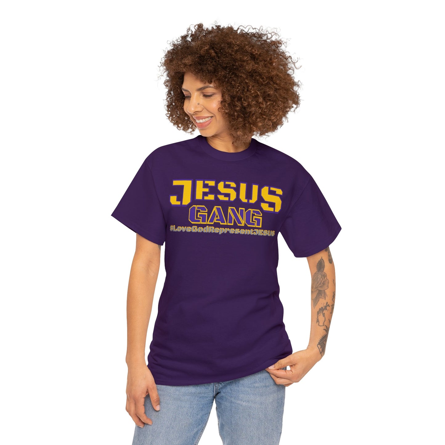 Jesus Gang Purple and Gold