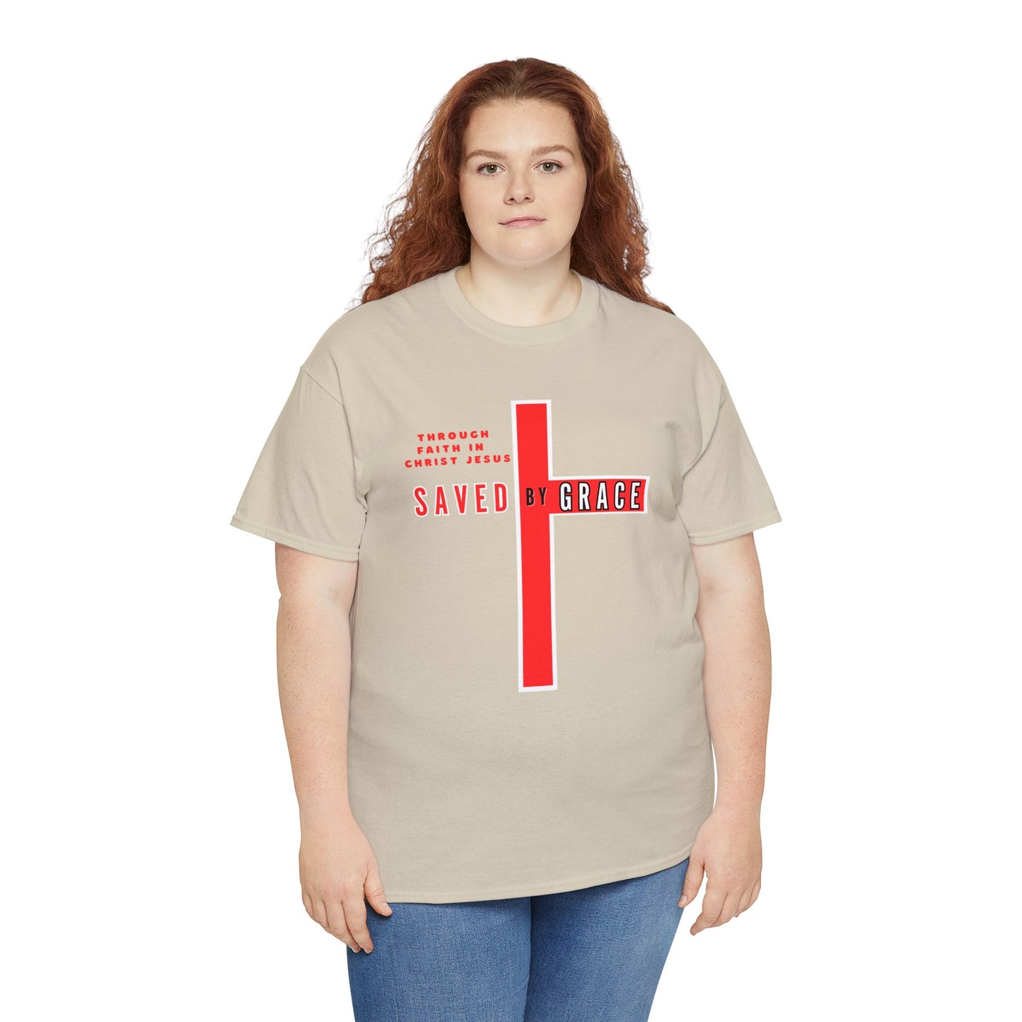 SAVED BY GRACE Heavy Cotton Tee