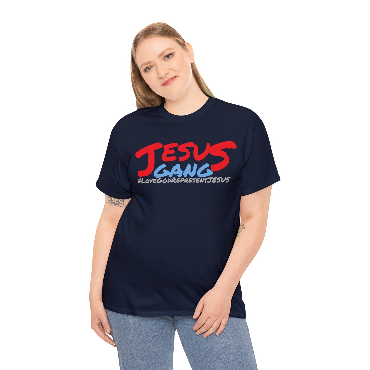 Jesus Gang CLASSIC version multi color Heavy Cotton Tee