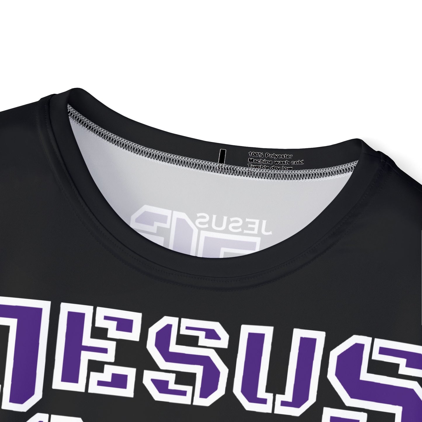 JESUS GANG /DEEP PURPLE SPIRIT (Not by Might, Nor by Power, says the Gang) Workout Jersey