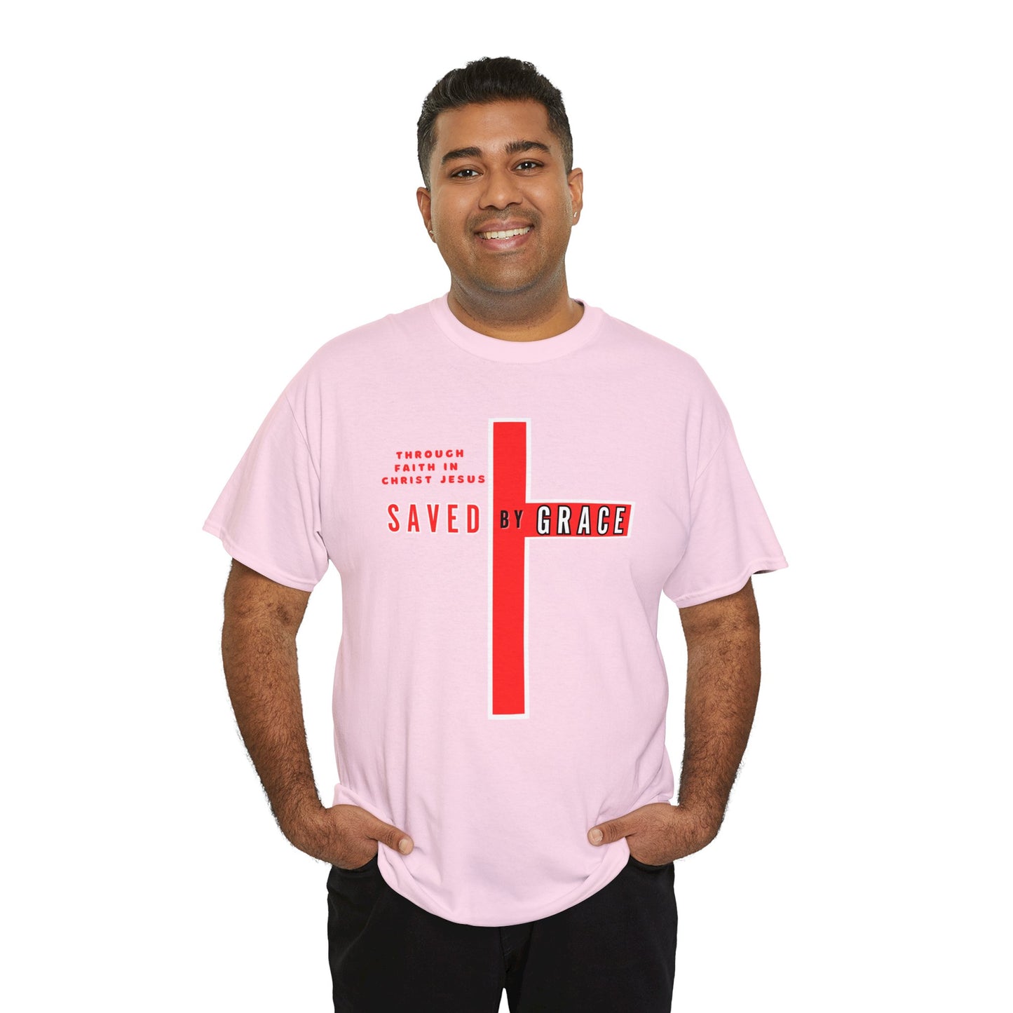 SAVED BY GRACE Heavy Cotton Tee