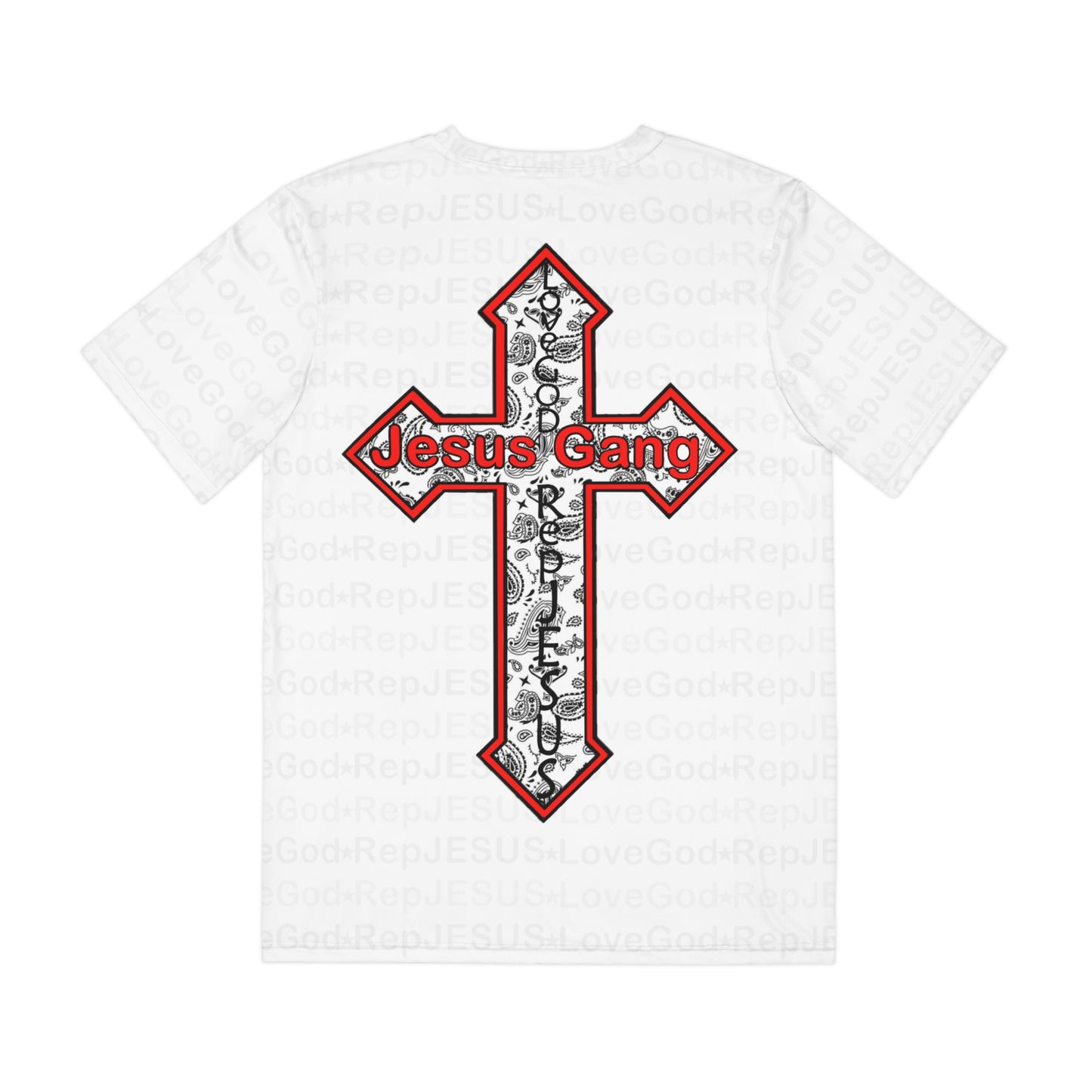 Jesus Gang 10  Men's Polyester Tee