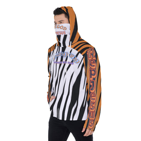 Jesus Gang Tiger Boy Kids Pullover Hoodie With Mask