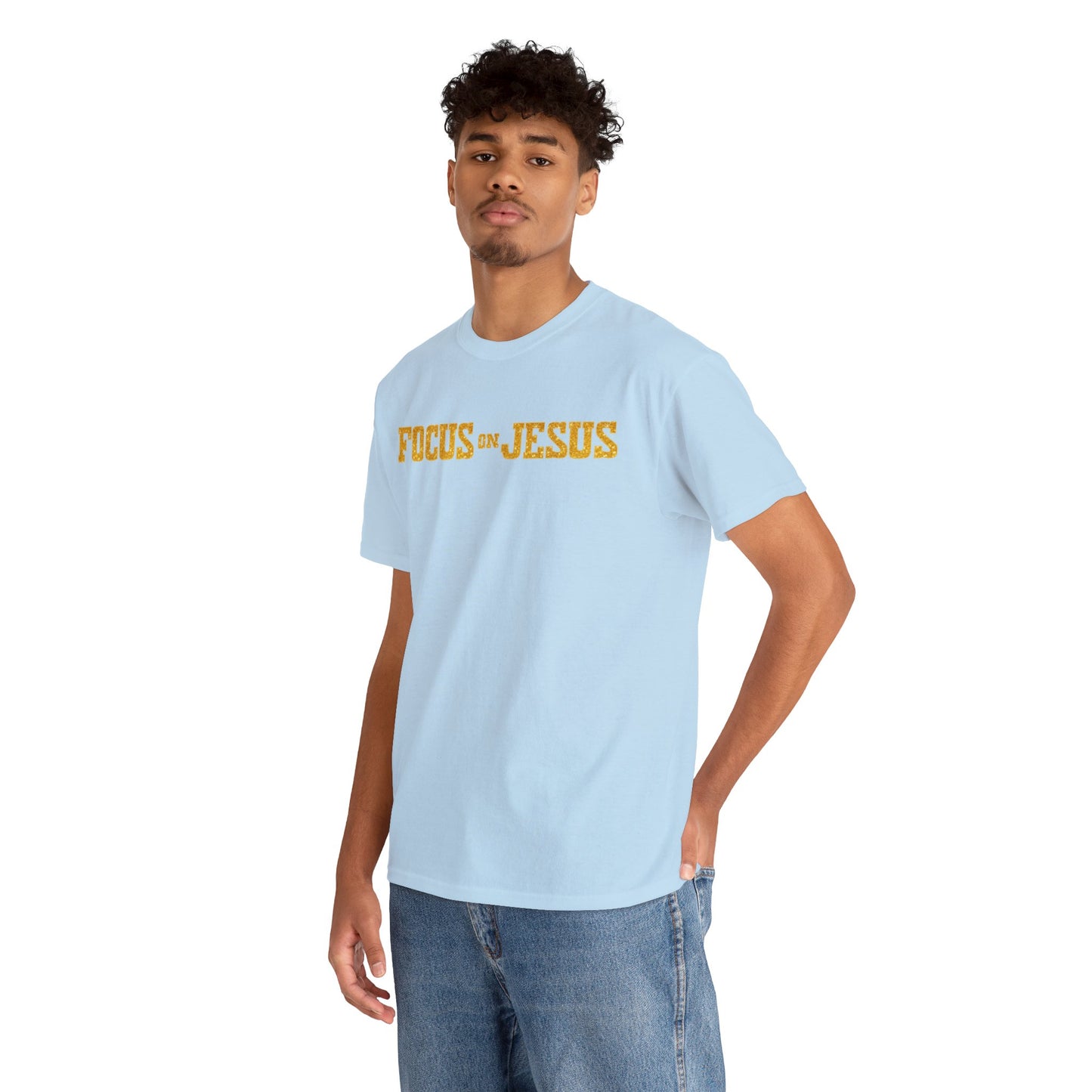 FOCUS on JESUS CLASSIC version multi-color Tee