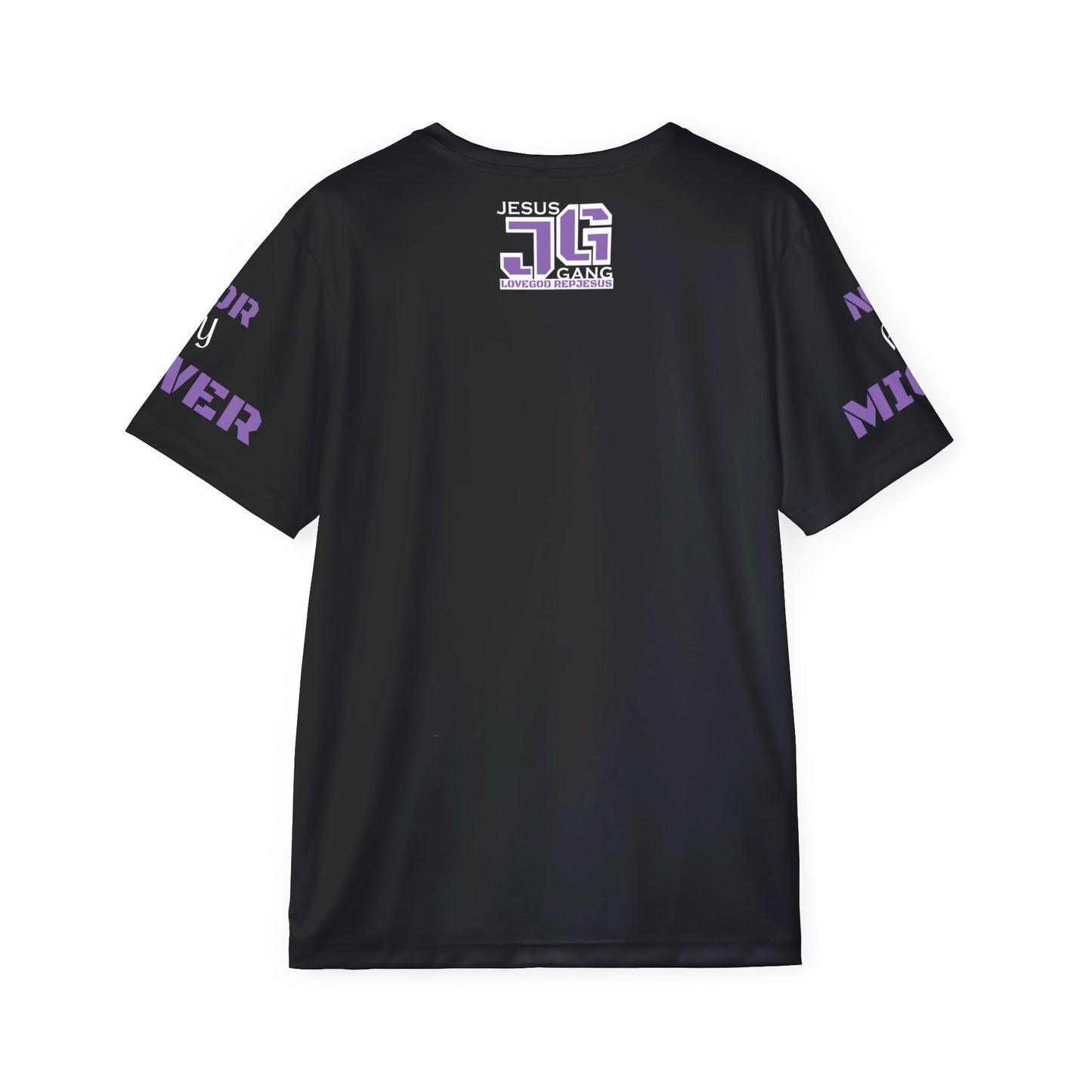 JESUS GANG /LIGHTPURPLE SPIRIT (Not by Might, Nor by Power, says the Gang) Workout Jersey