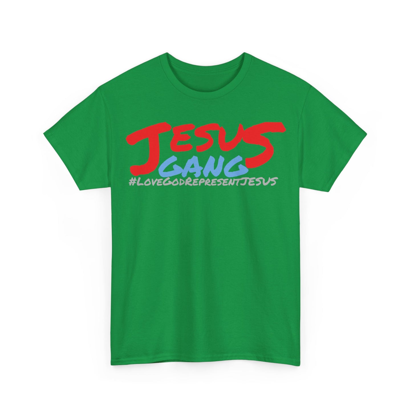 (((REP SHIRT))) The M.o.G LoveGod RepJesus. JESUS GANG MULTI COLOR Heavy Cotton Tee