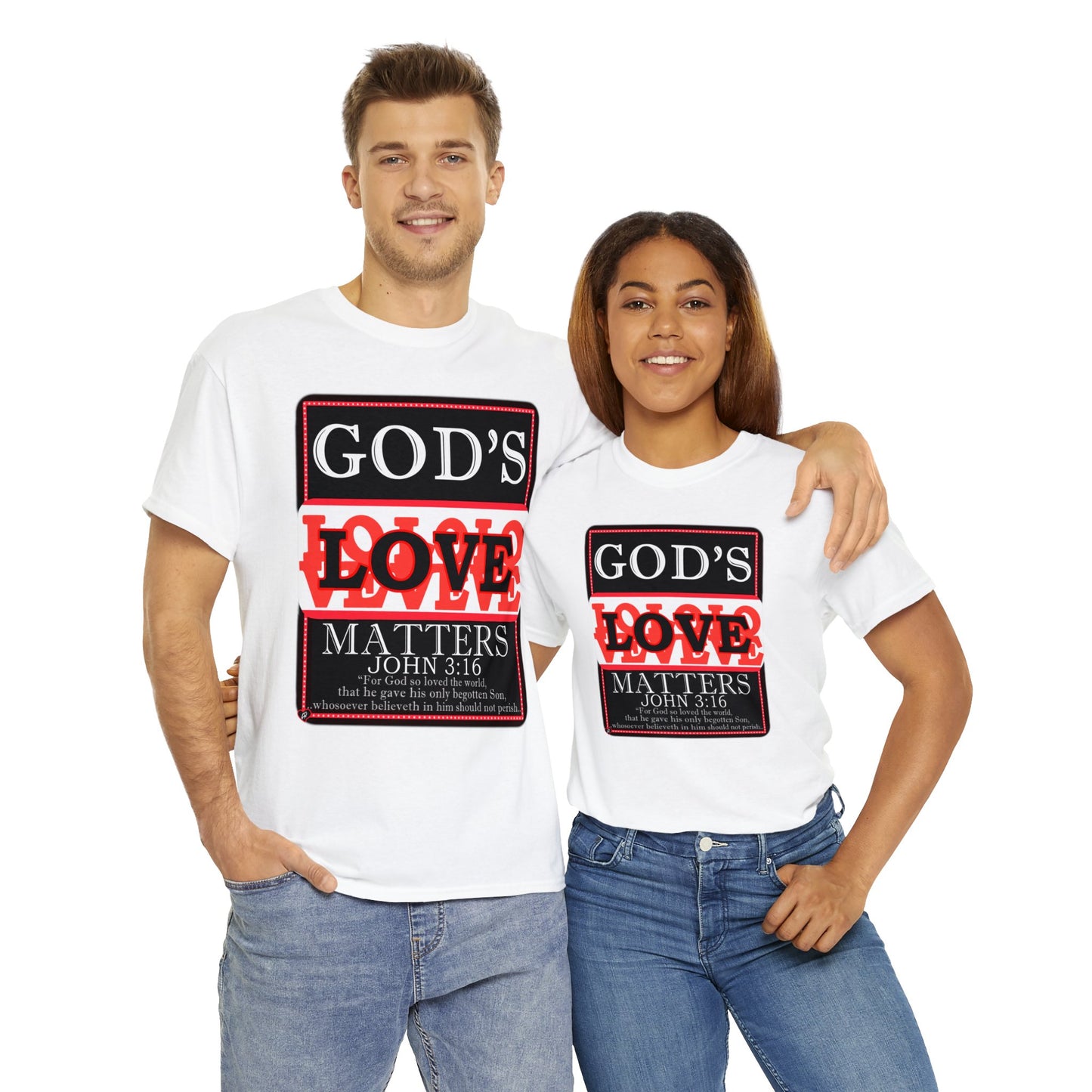 God's Love Matter BroLove RED BigPic