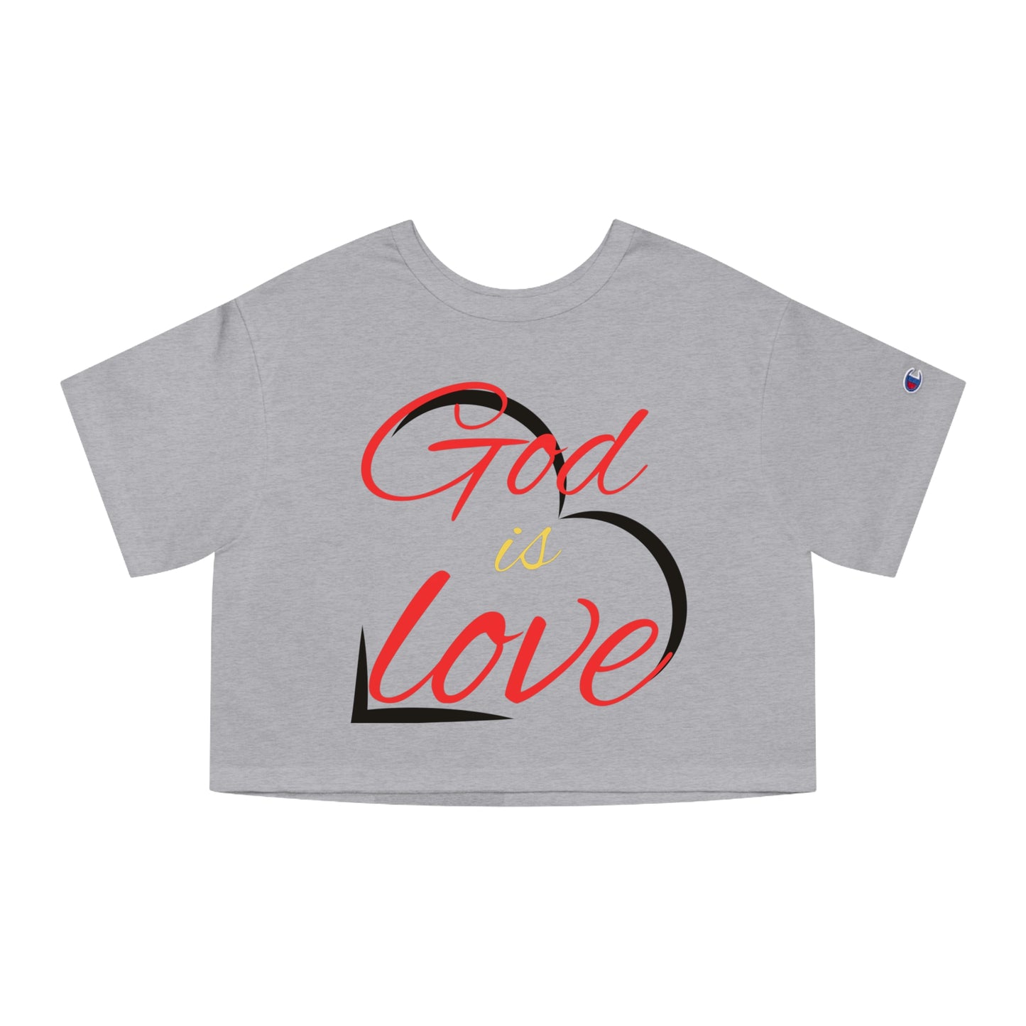 God is Love. crop top tee