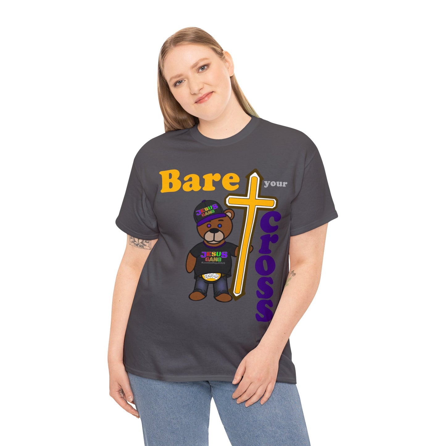 Bare your Cross multi-color Tee