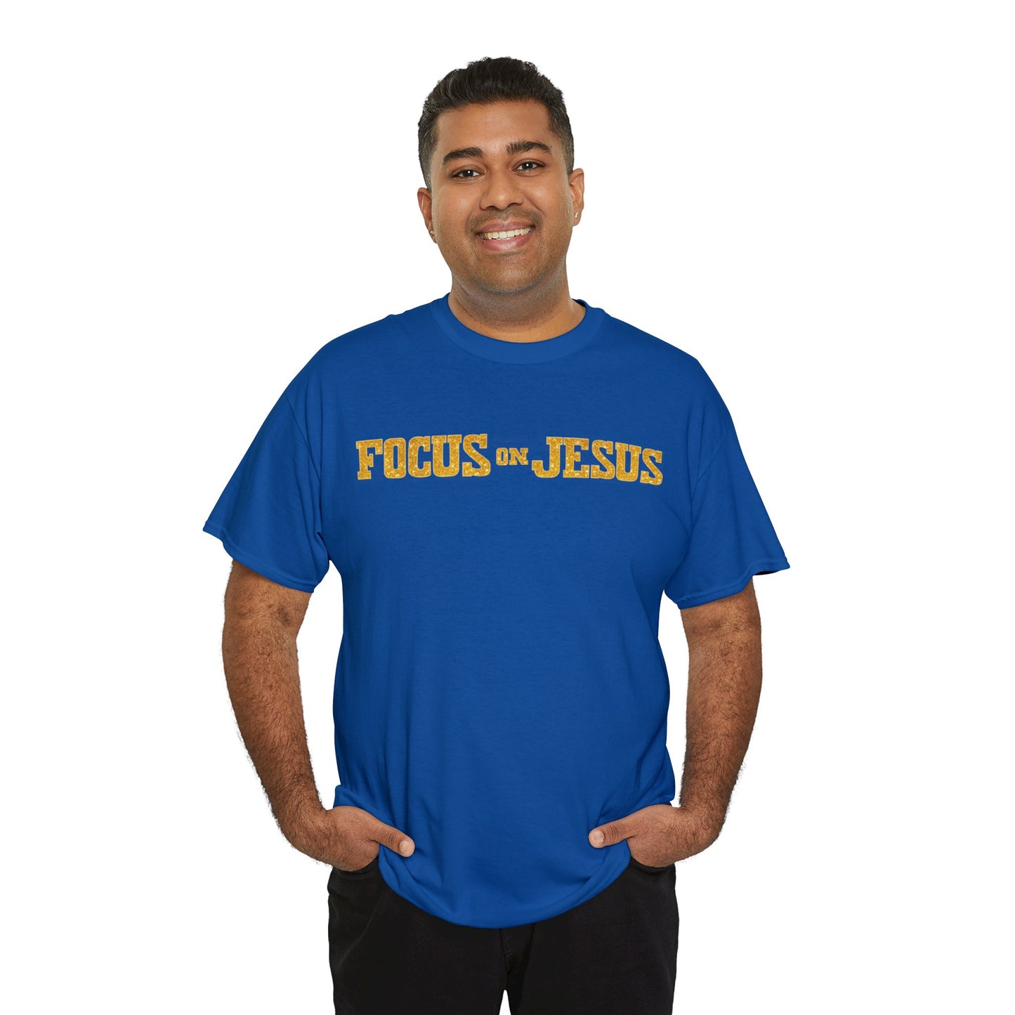 FOCUS on JESUS CLASSIC version multi-color Tee