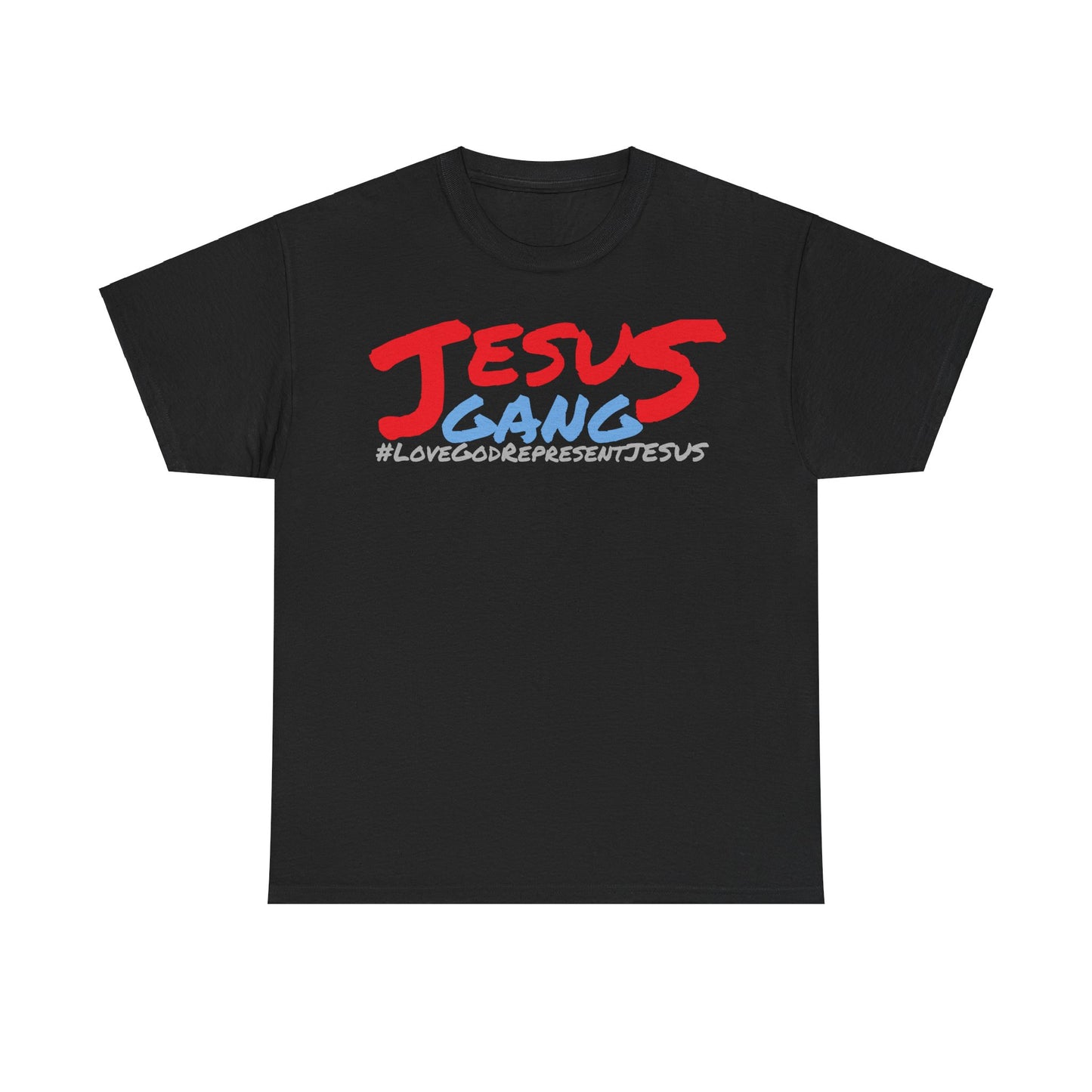 (((REP SHIRT))) The M.o.G LoveGod RepJesus. JESUS GANG MULTI COLOR Heavy Cotton Tee