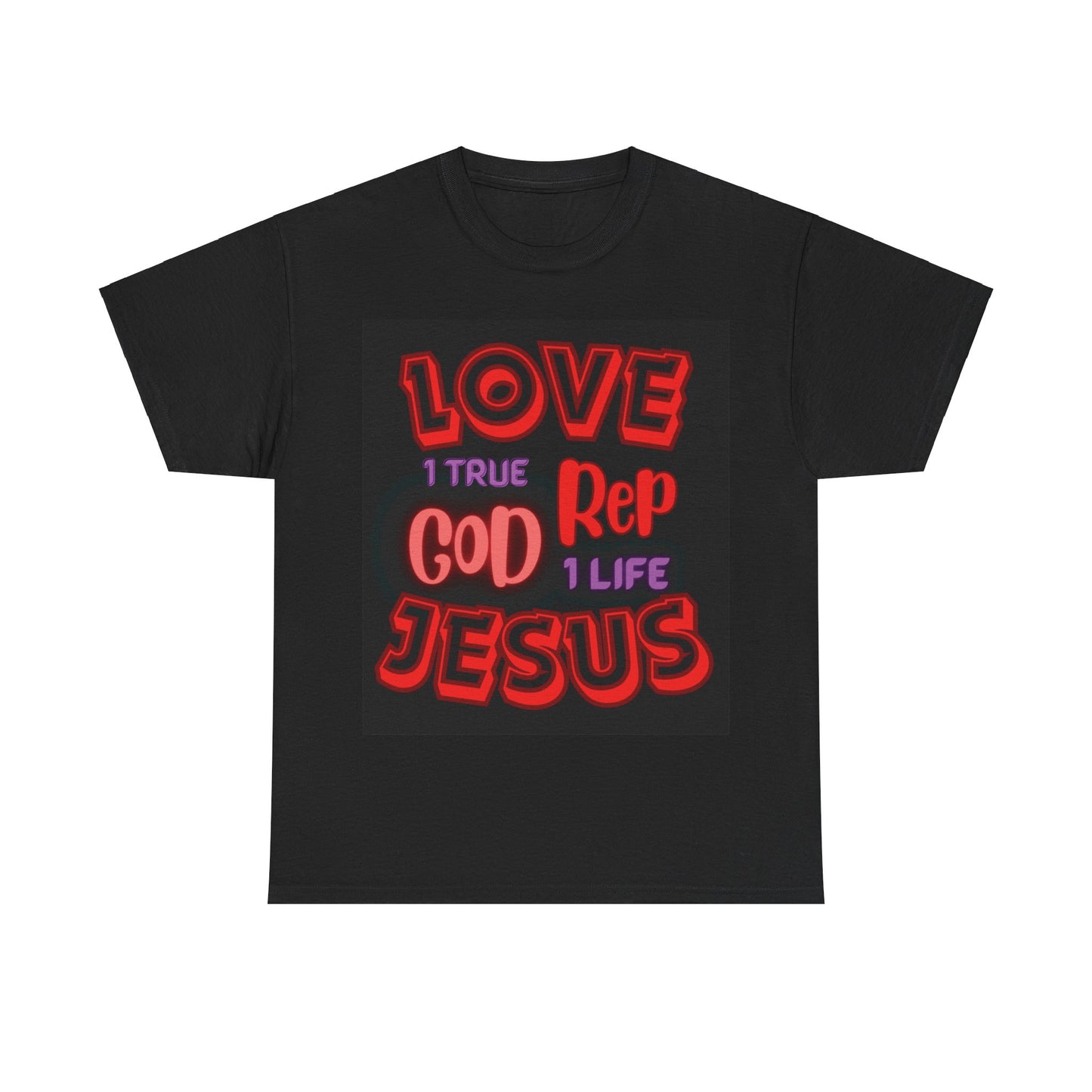 Love (1True) God, Rep (1 Life) Jesus