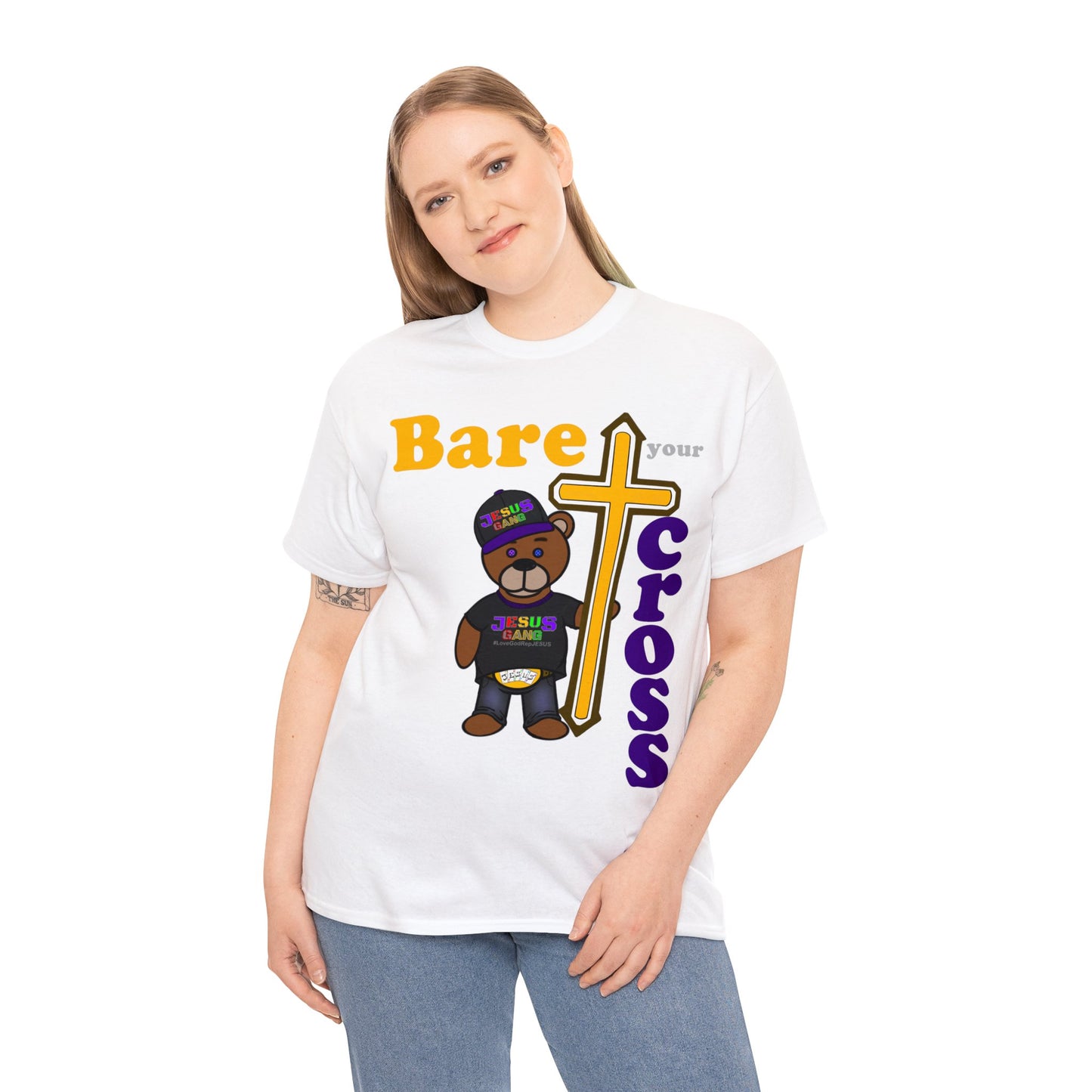 Bare your Cross multi-color Tee