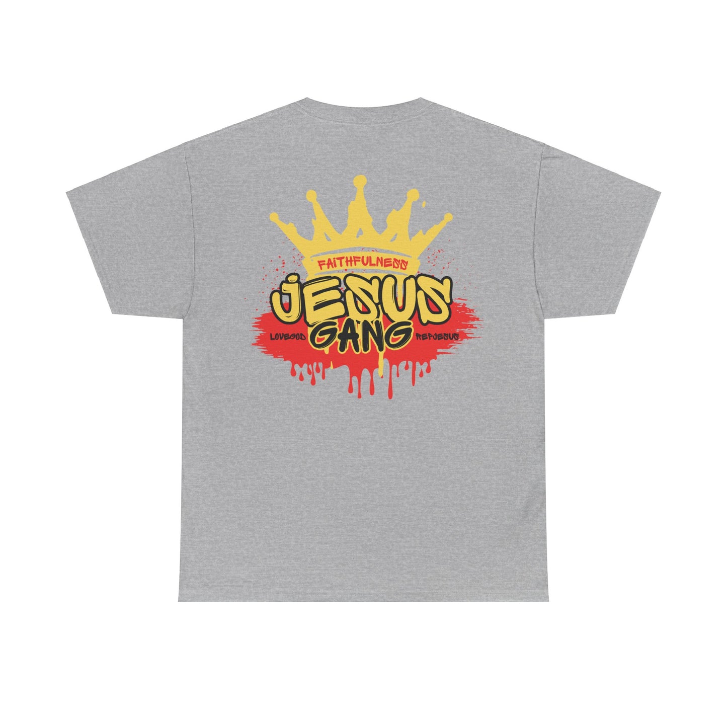 Jesus Gang Fruit of the Spirit, FAITHFULNESS Crown (RED GLD BLK)