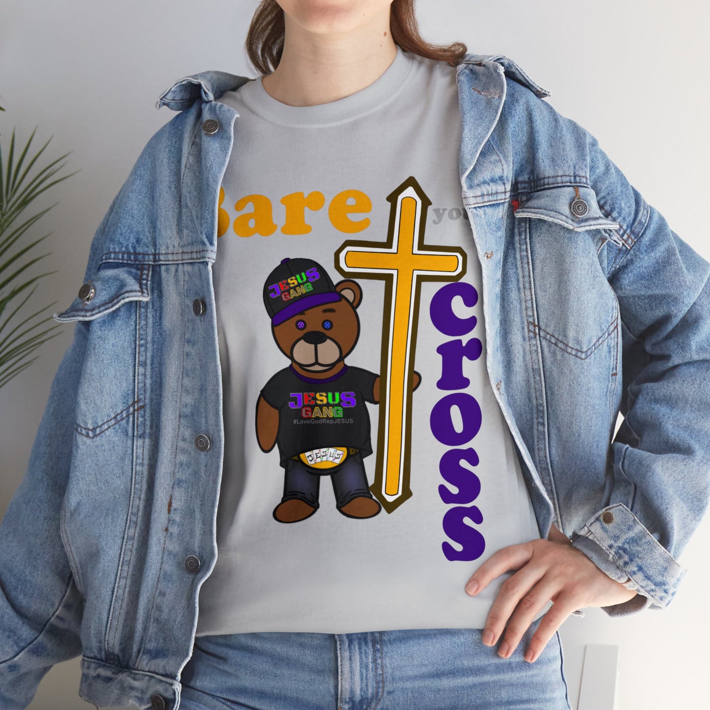 Bare your Cross multi-color Tee