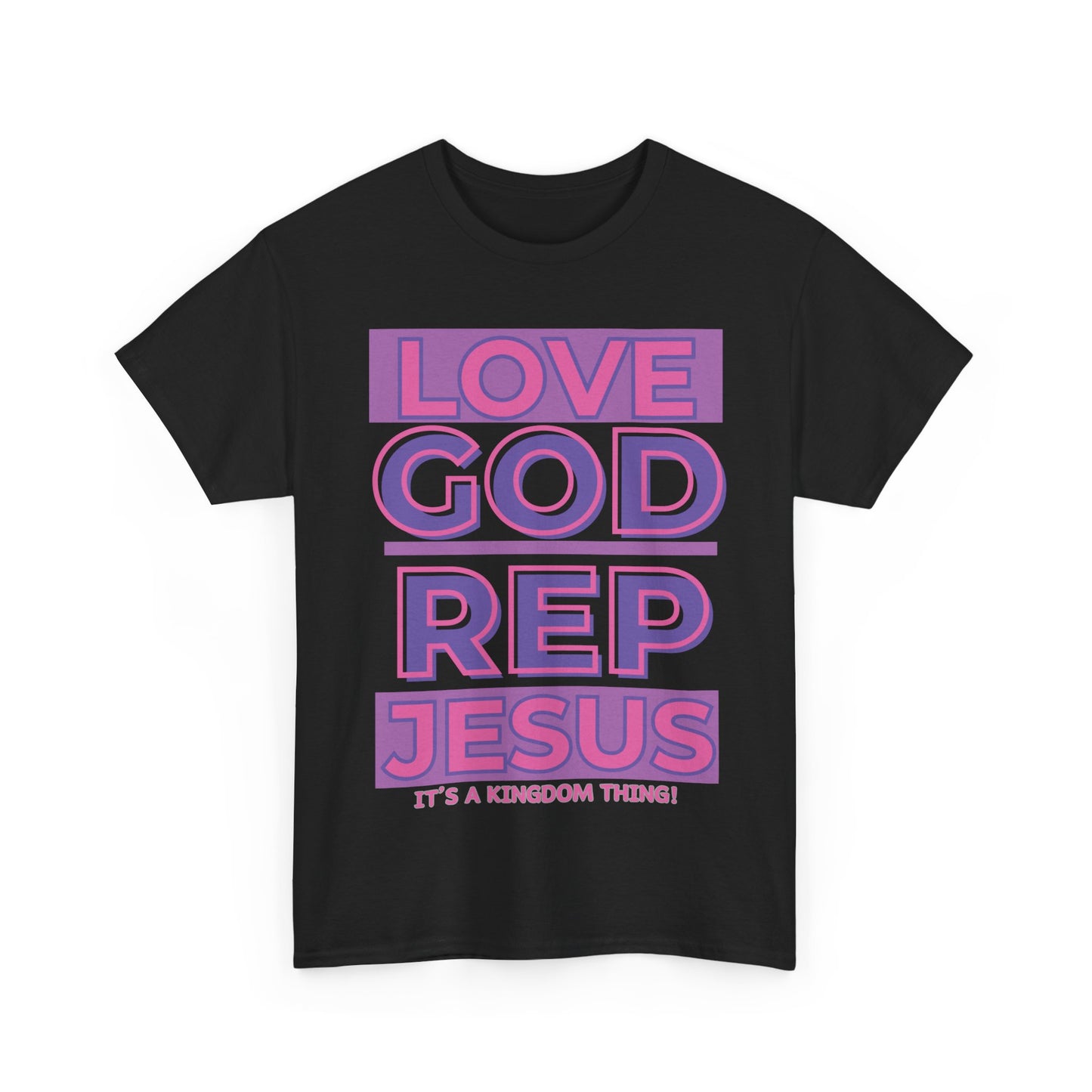 LOVEGOD REPJESUS (Purp/Pink) Rep T-shirt