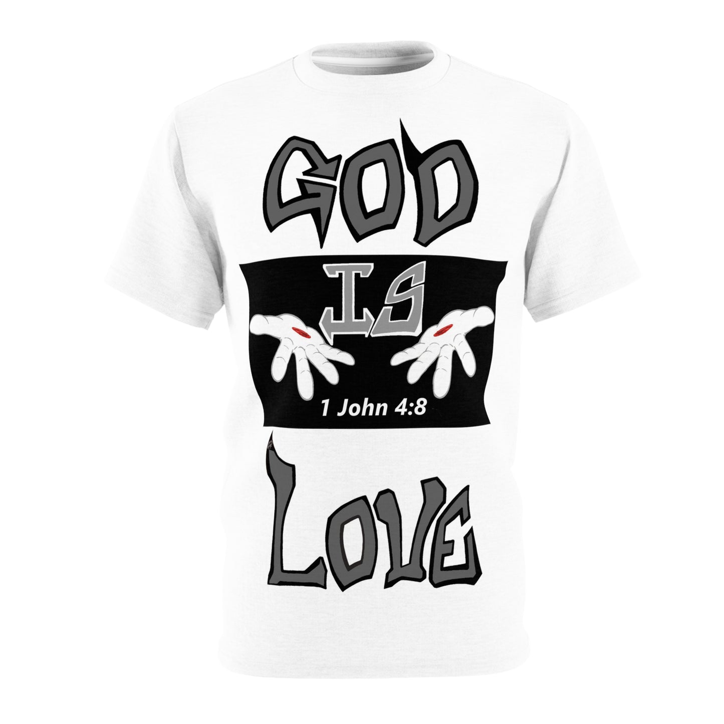 God is Love t-shirt  Grey By The M.O.G *Premium print*