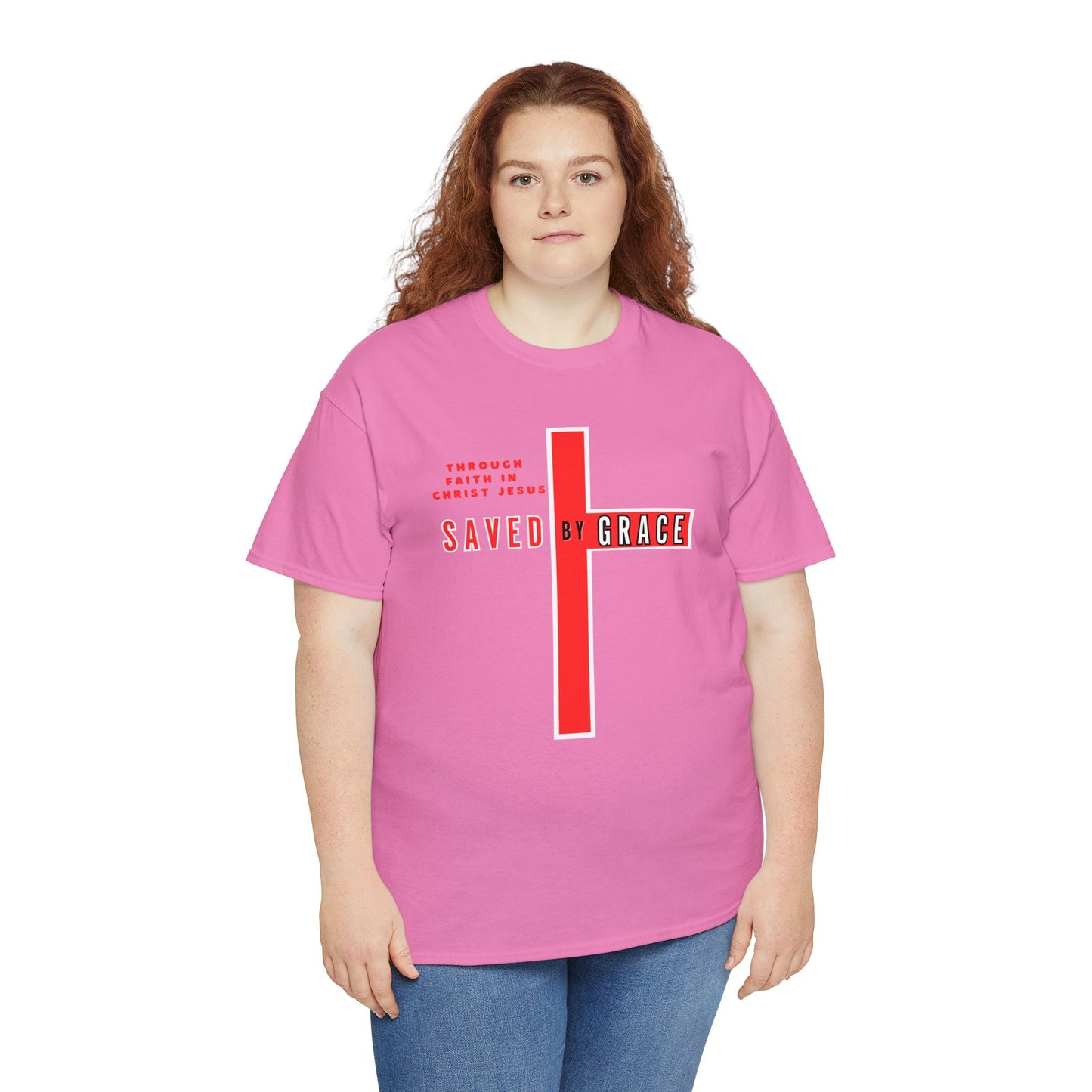 SAVED BY GRACE Heavy Cotton Tee