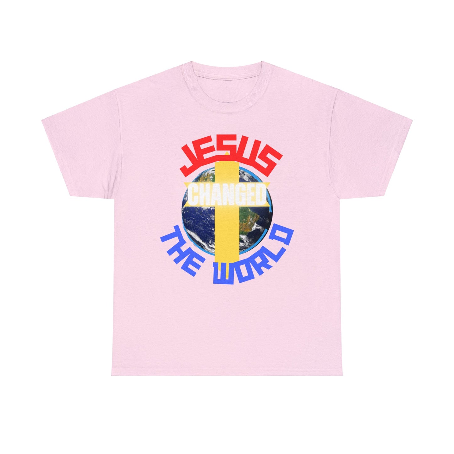 Jesus Changed The World, Heavy Cotton Tees.