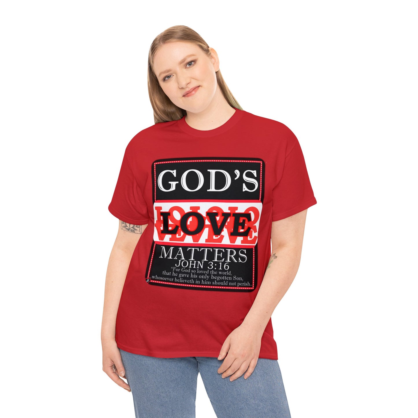 God's Love Matter BroLove RED BigPic