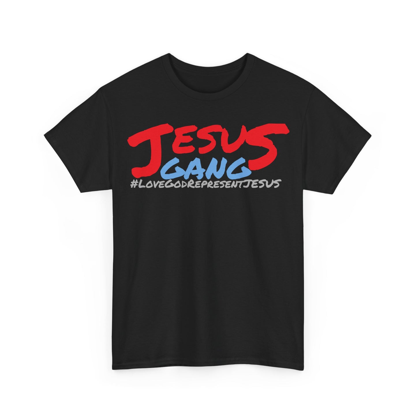 (((REP SHIRT))) The M.o.G LoveGod RepJesus. JESUS GANG MULTI COLOR Heavy Cotton Tee