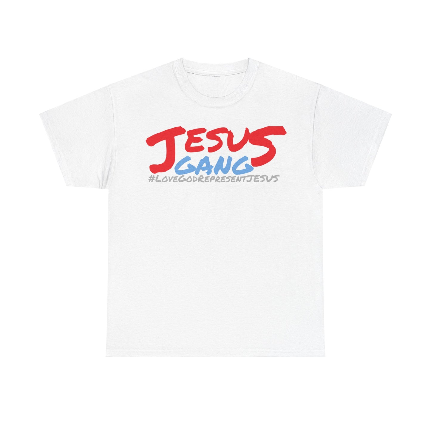 (((REP SHIRT))) The M.o.G LoveGod RepJesus. JESUS GANG MULTI COLOR Heavy Cotton Tee