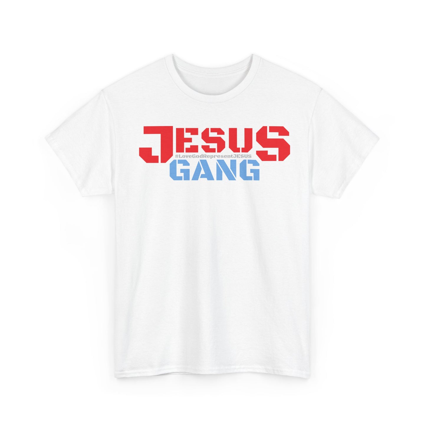 (((REP SHIRT)))) The M.o.G LoveGod Represent JESUS (Jesus Gang) multi-color Heavy Cotton Tee