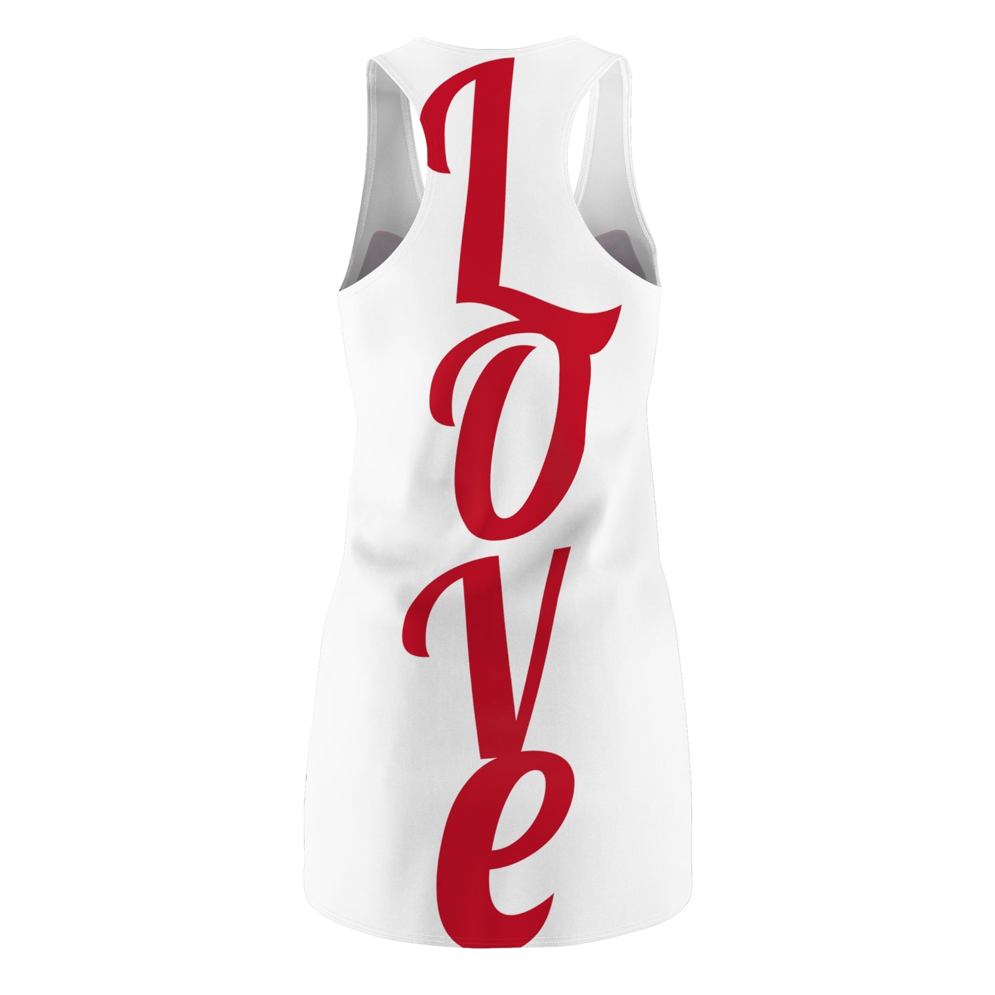 Be a  Gift of Lovely Love! Racerback Dress (WHT) By The M.O.G