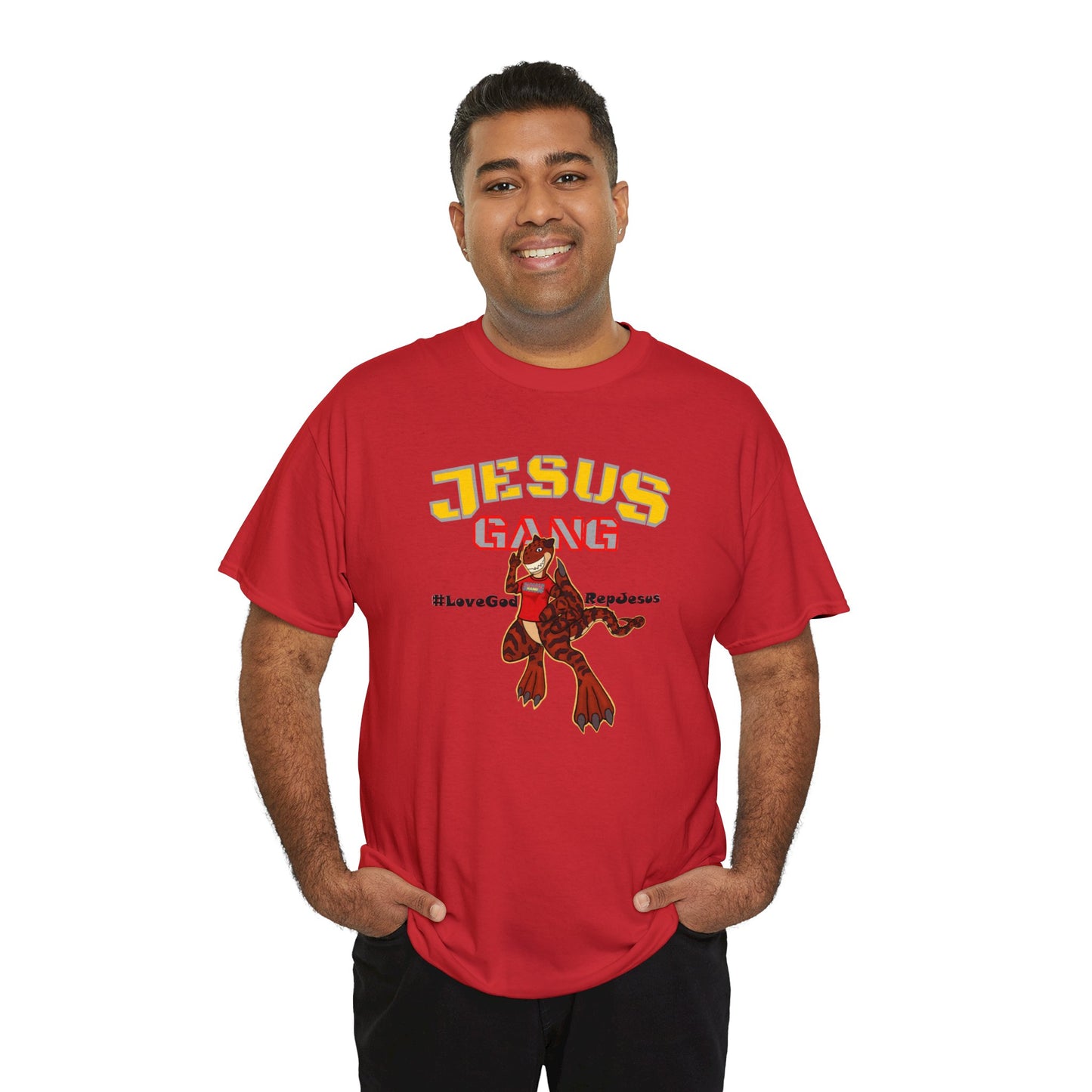 Jesus Gang Dino big kids CLASSIC version multi-color Tee