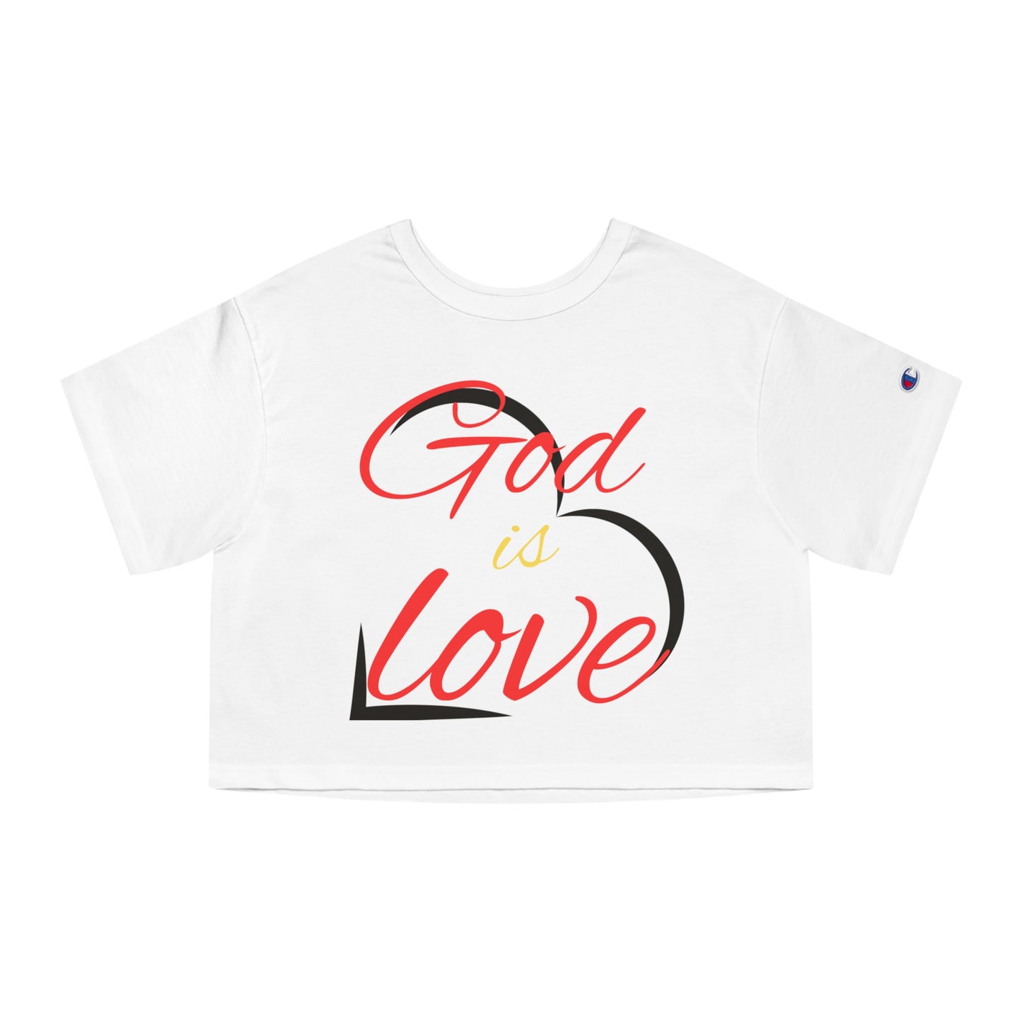 God is Love. crop top tee