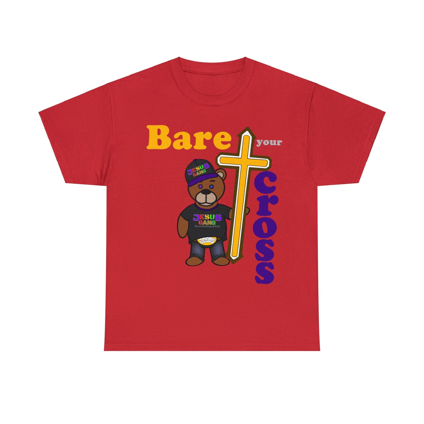 Bare your Cross multi-color Tee