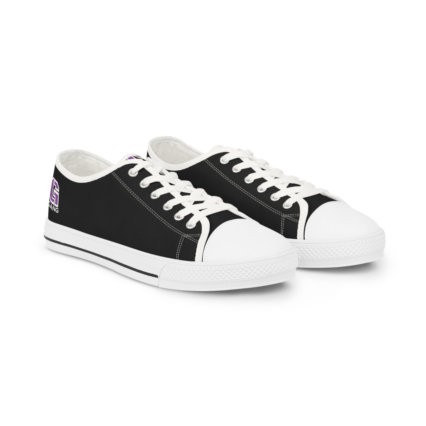 Gang of the Lord, Low Top, Jesus Gang Sneakers. PURP/WHT