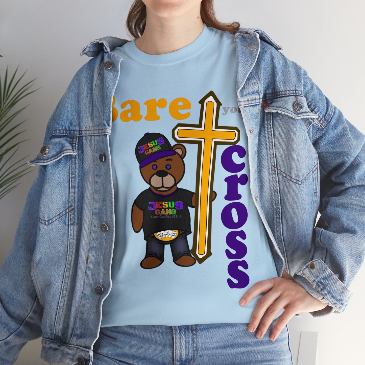 Bare your Cross multi-color Tee