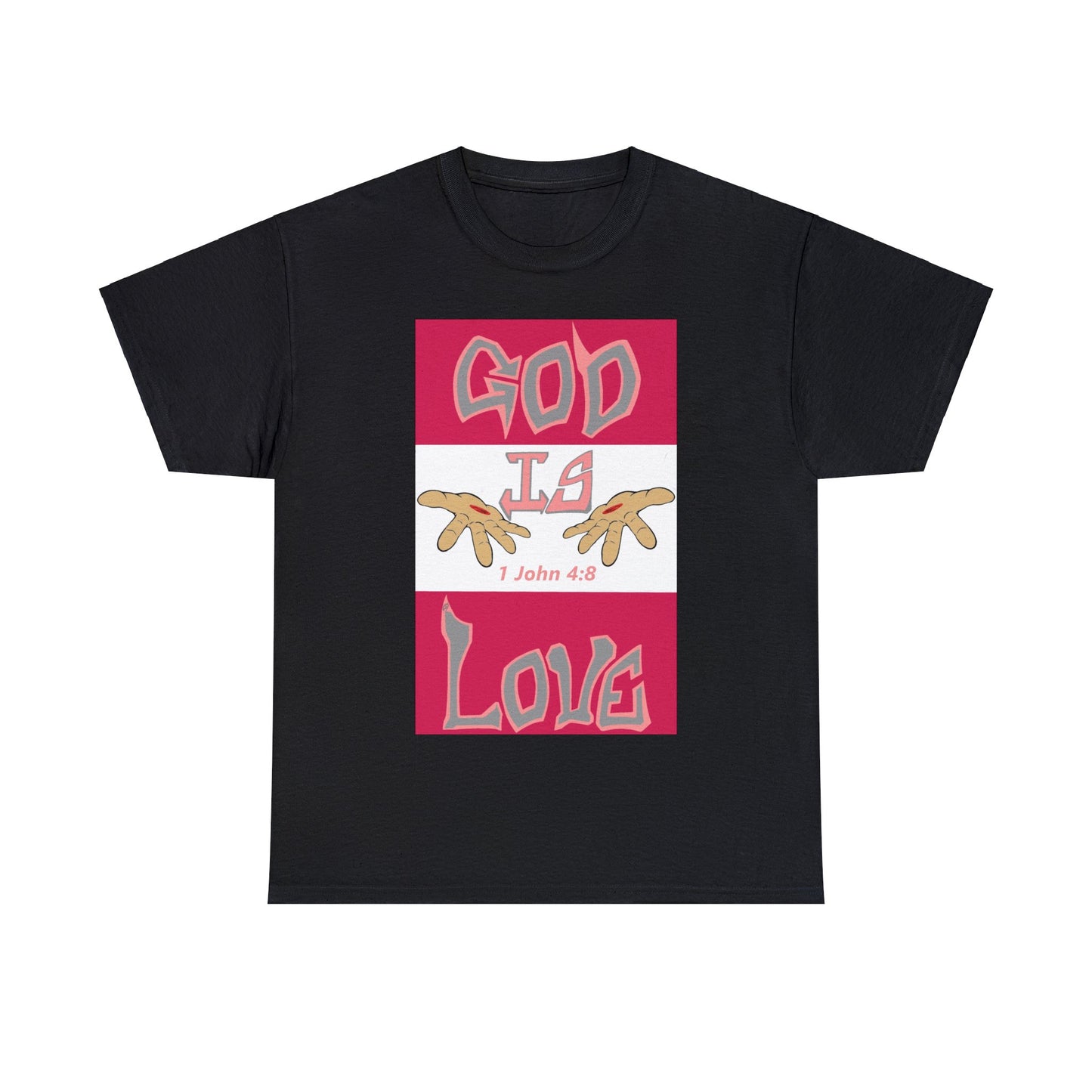 God is Love Strawberries t-shirt By The M.O.G (small print)