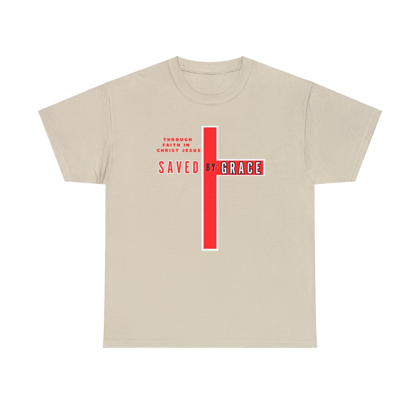 SAVED BY GRACE Heavy Cotton Tee