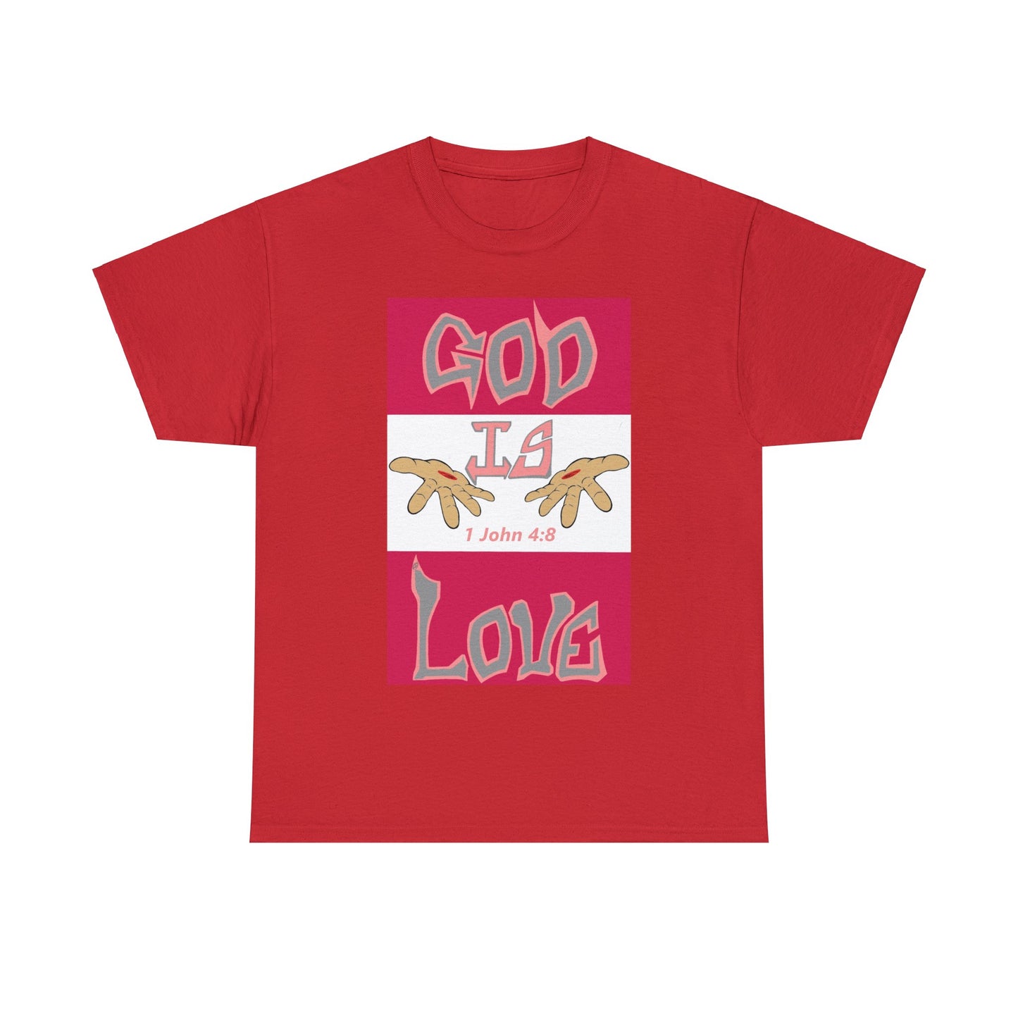 God is Love Strawberries t-shirt By The M.O.G (small print)