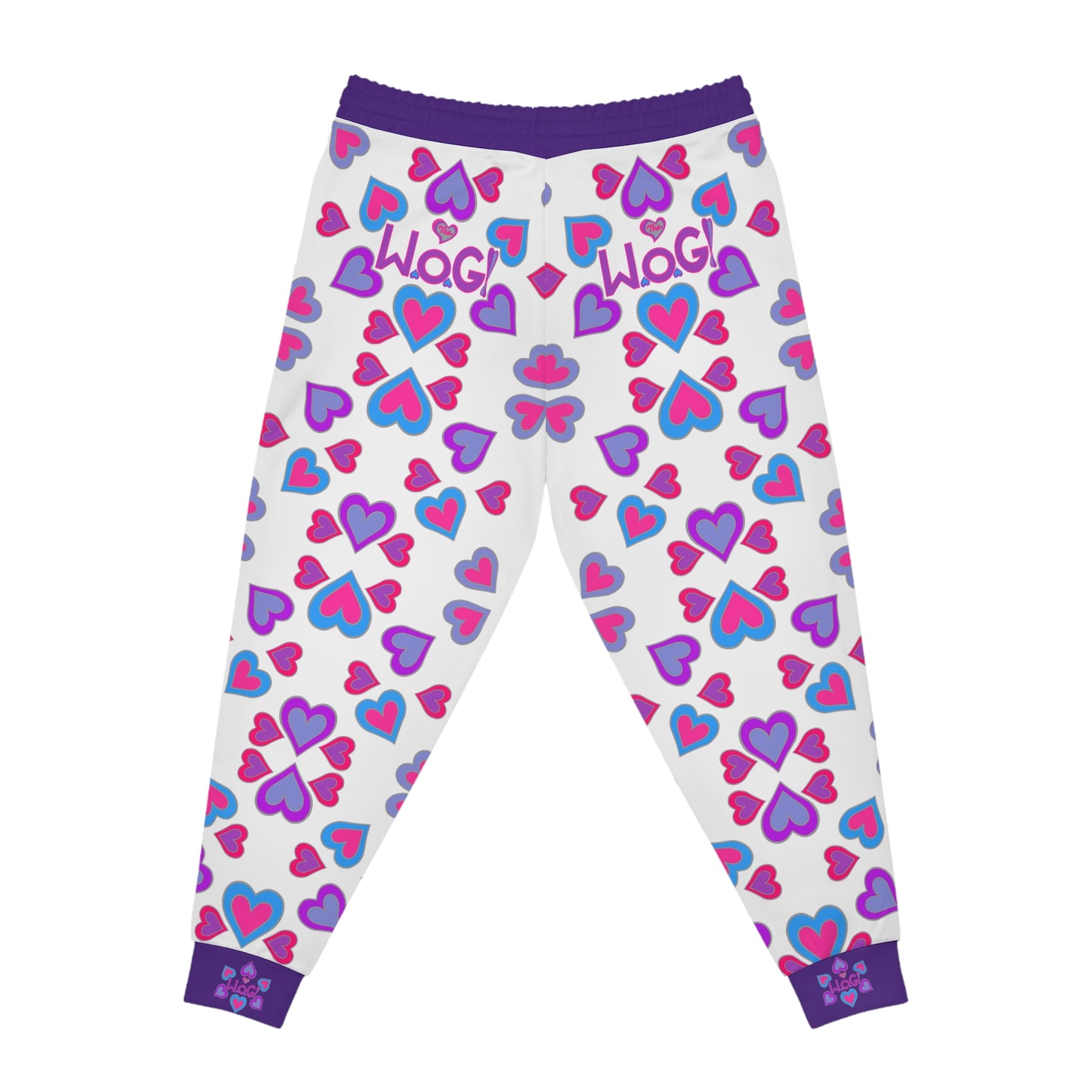 Purple Woman of God Heartberries Athletic Joggers