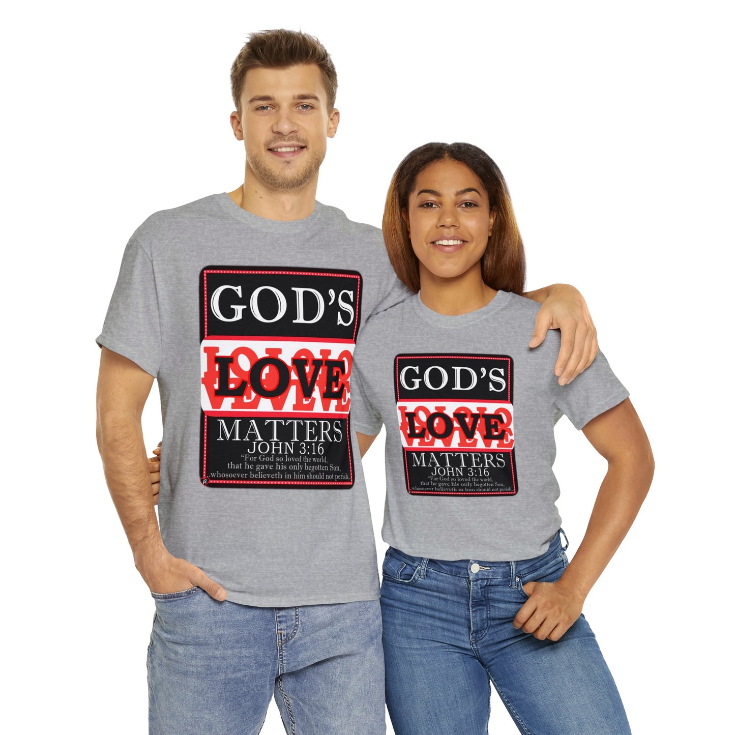 God's Love Matter BroLove RED BigPic