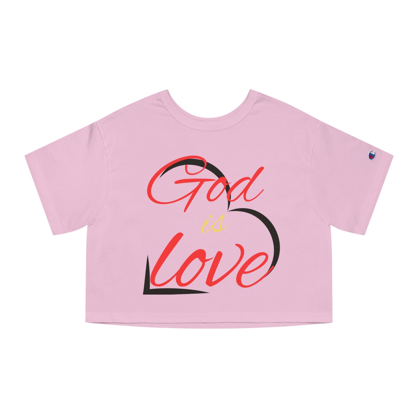 God is Love. crop top tee